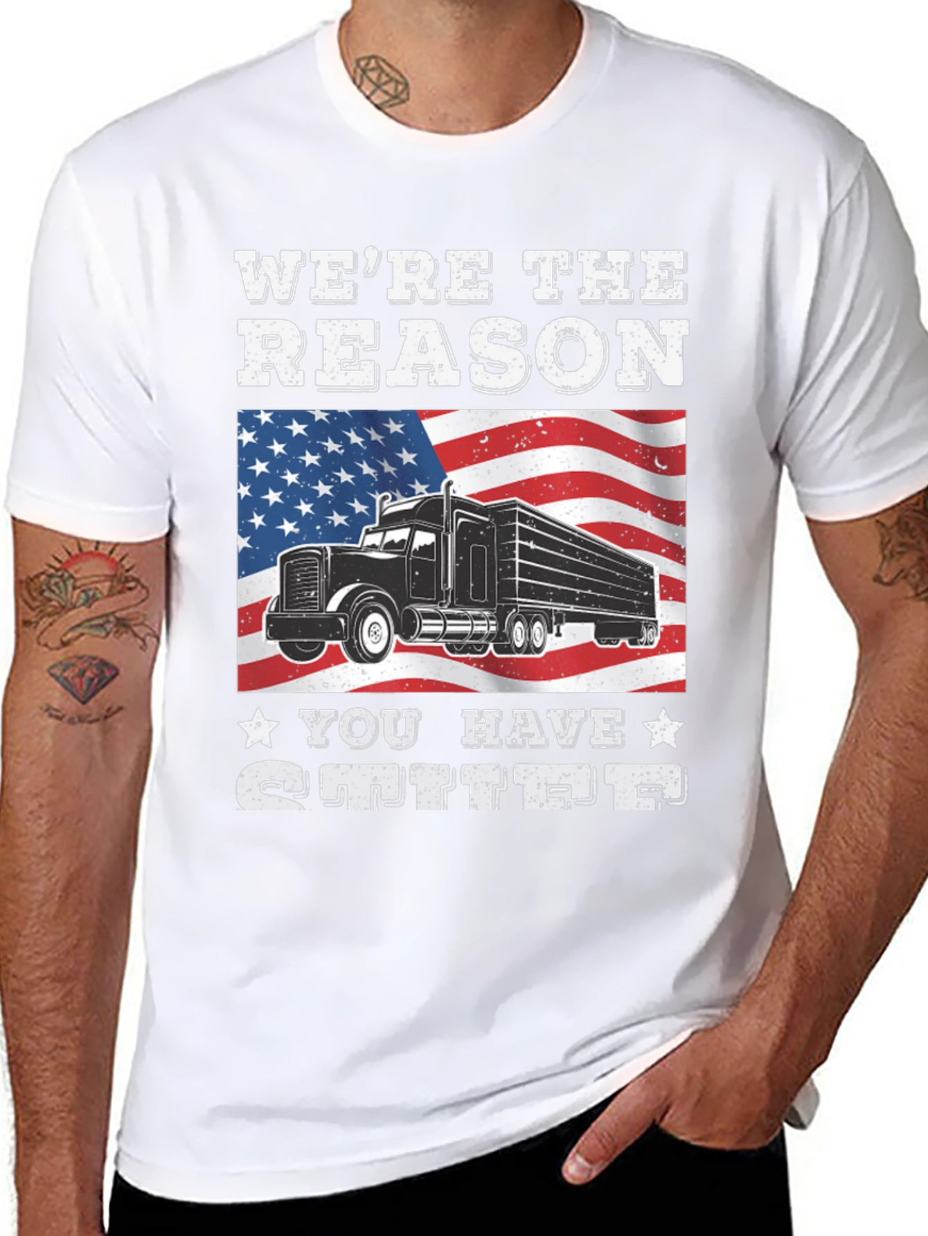 Trucker Pride Tee: Were The Reason You Have Stuff!