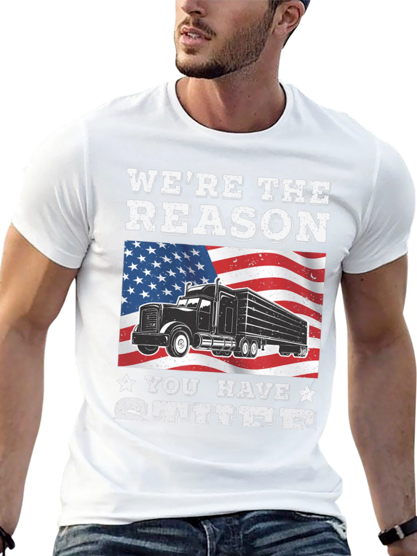 Trucker Pride Tee: Were The Reason You Have Stuff!