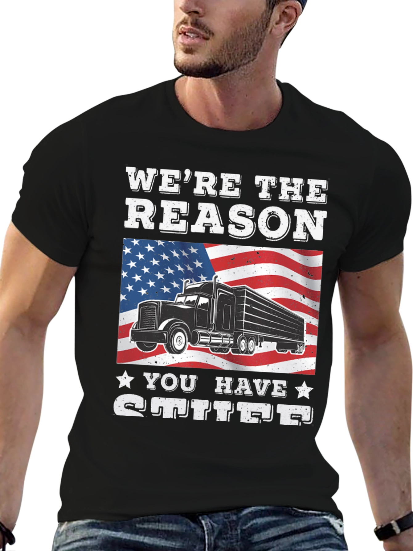Trucker Pride Tee: Were The Reason You Have Stuff!