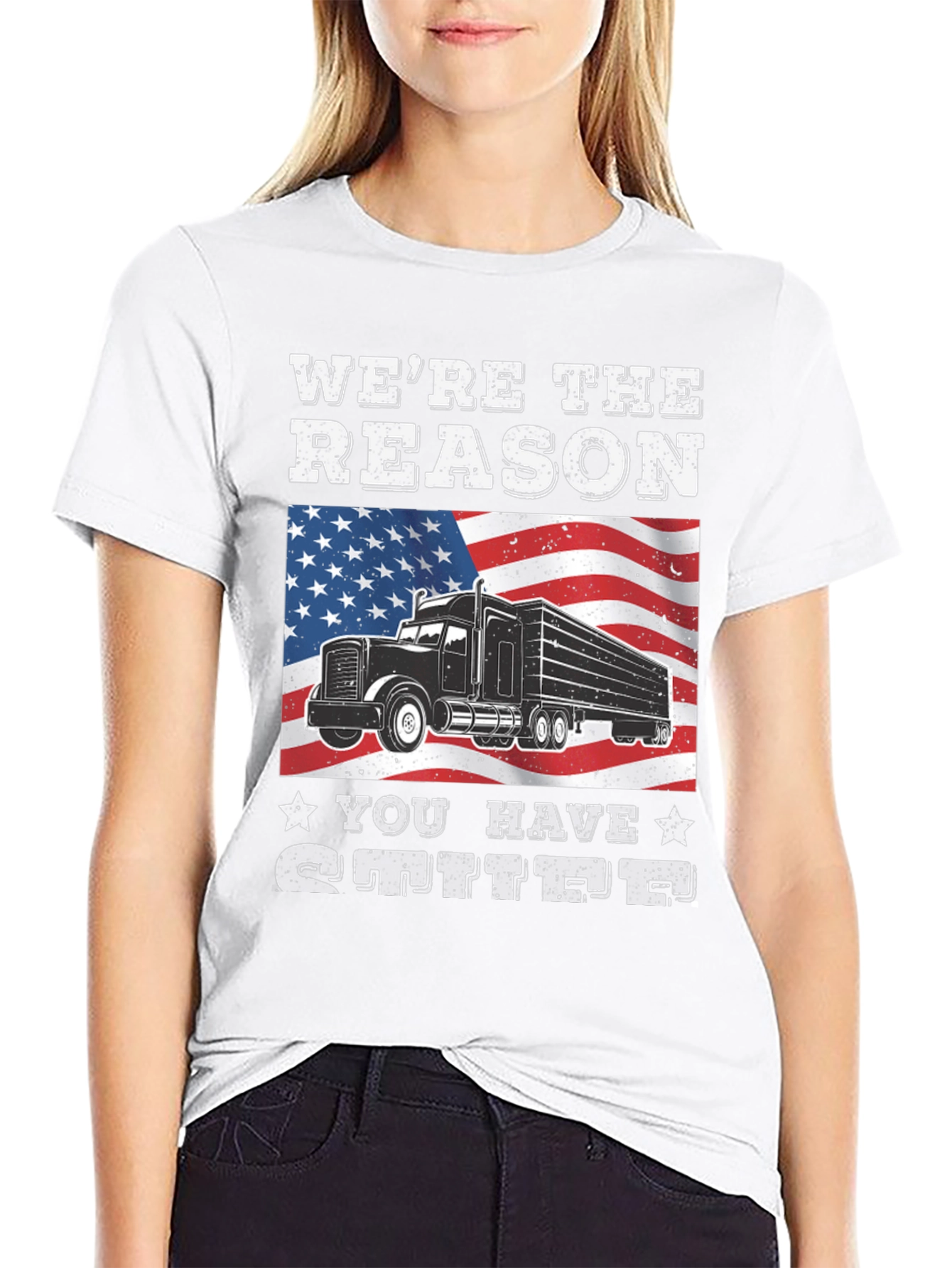 Trucker Pride Tee: Were The Reason You Have Stuff!