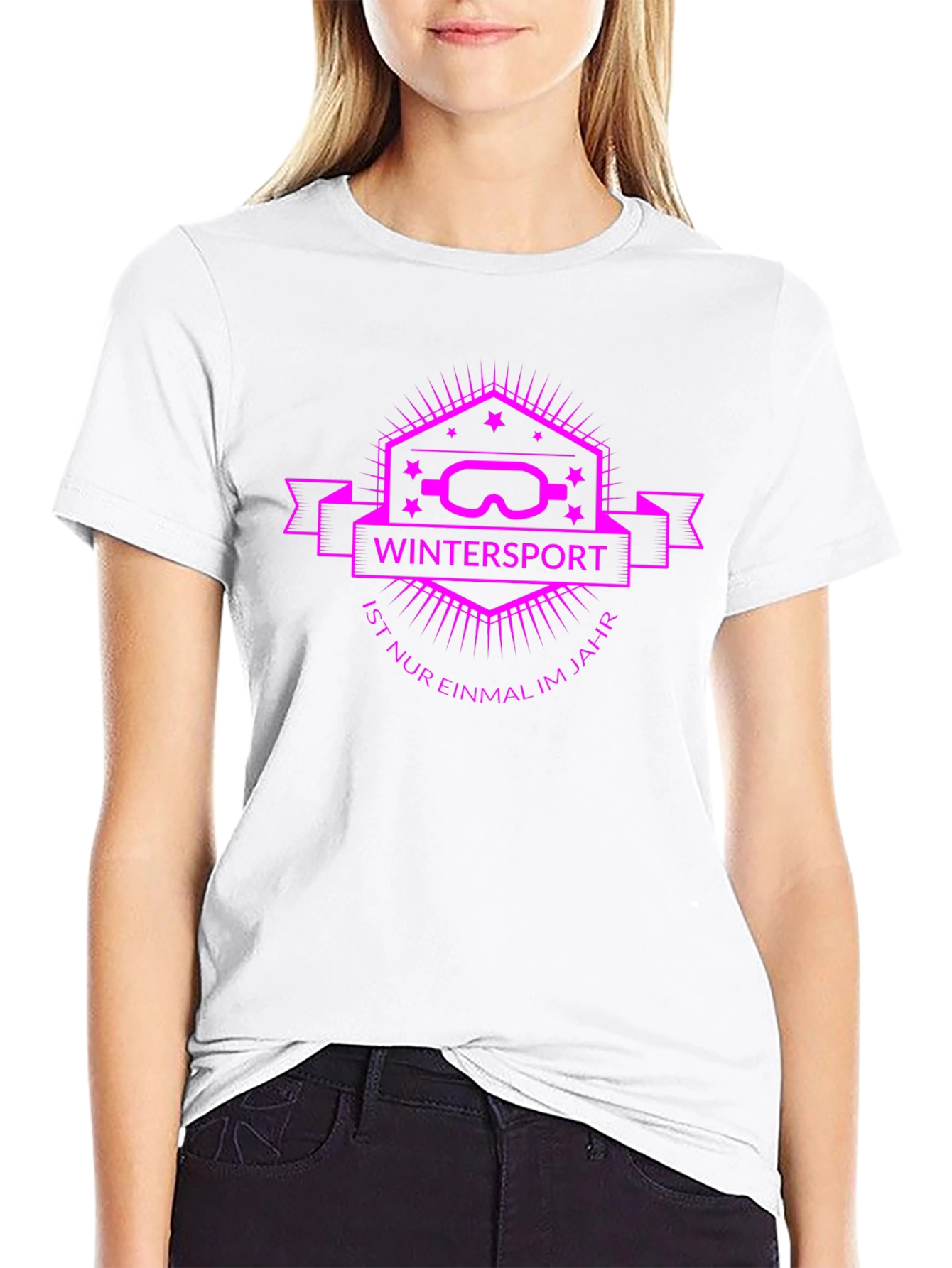 Wintersport Graphic Tee - Ski Goggles Design