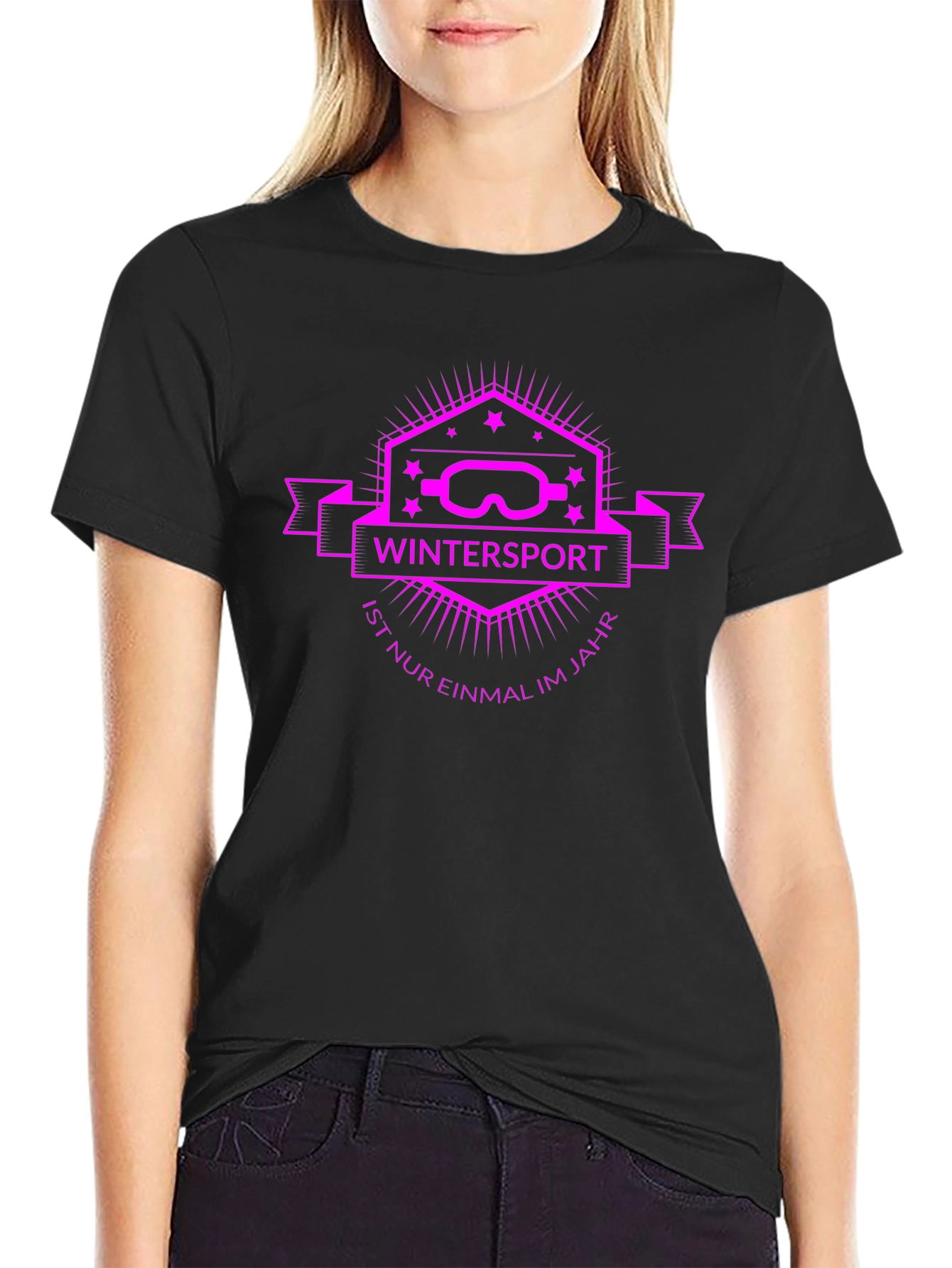 Wintersport Graphic Tee - Ski Goggles Design
