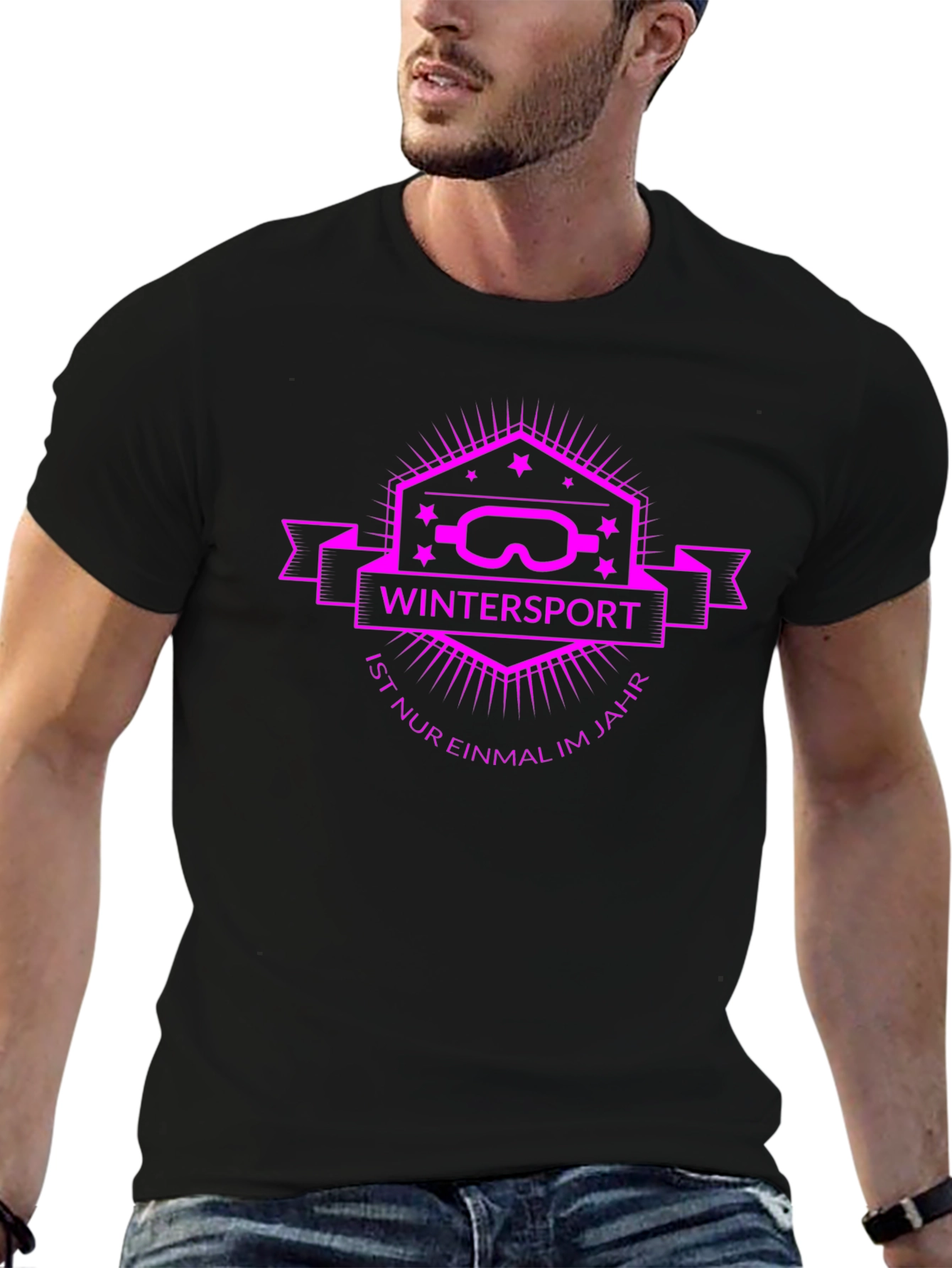 Wintersport Graphic Tee - Ski Goggles Design