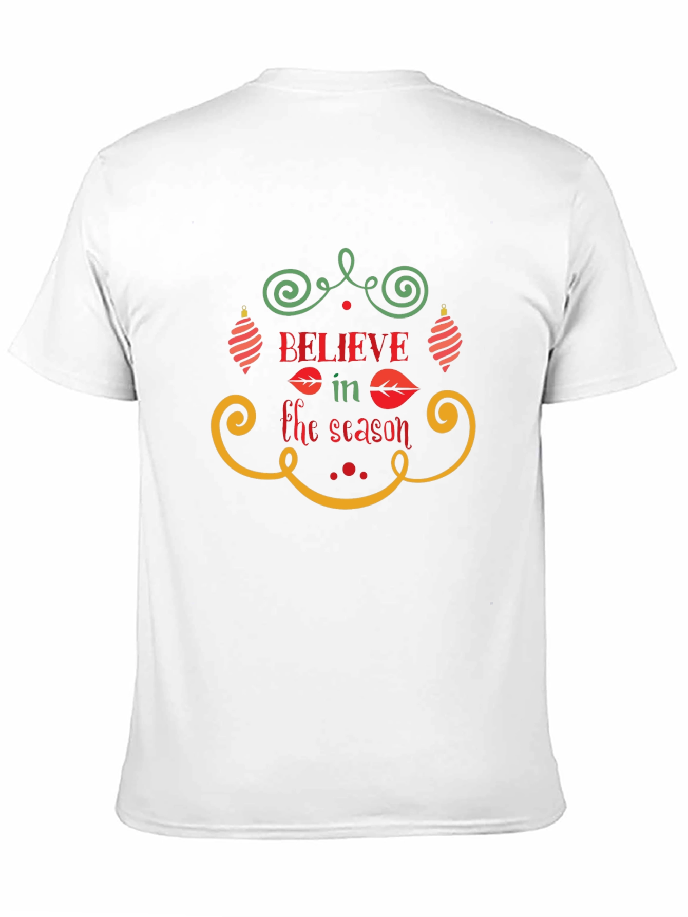 Believe in the Season Christmas Holiday Graphic T-Shirt
