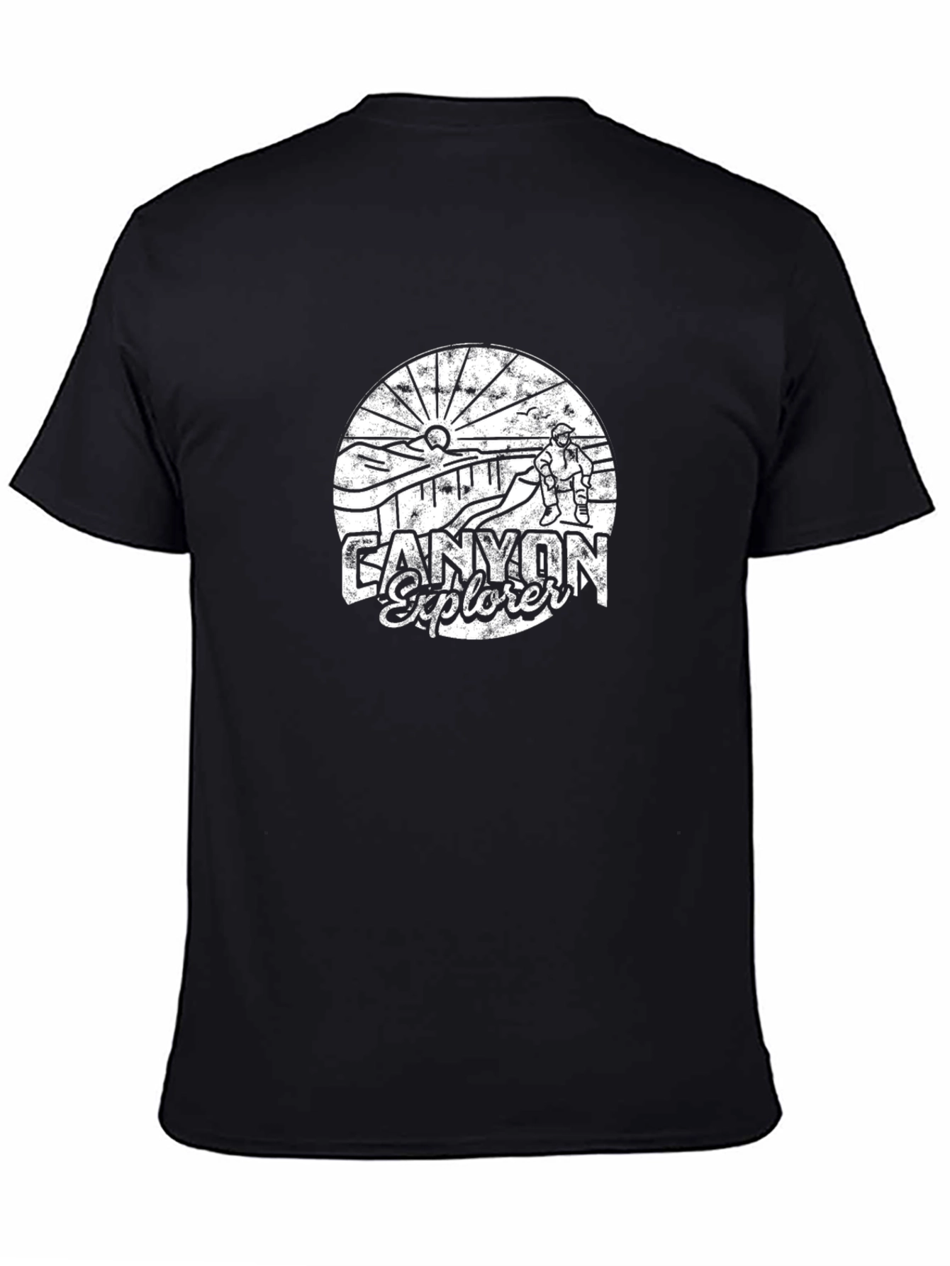Canyon Explorer Graphic Tee - Black