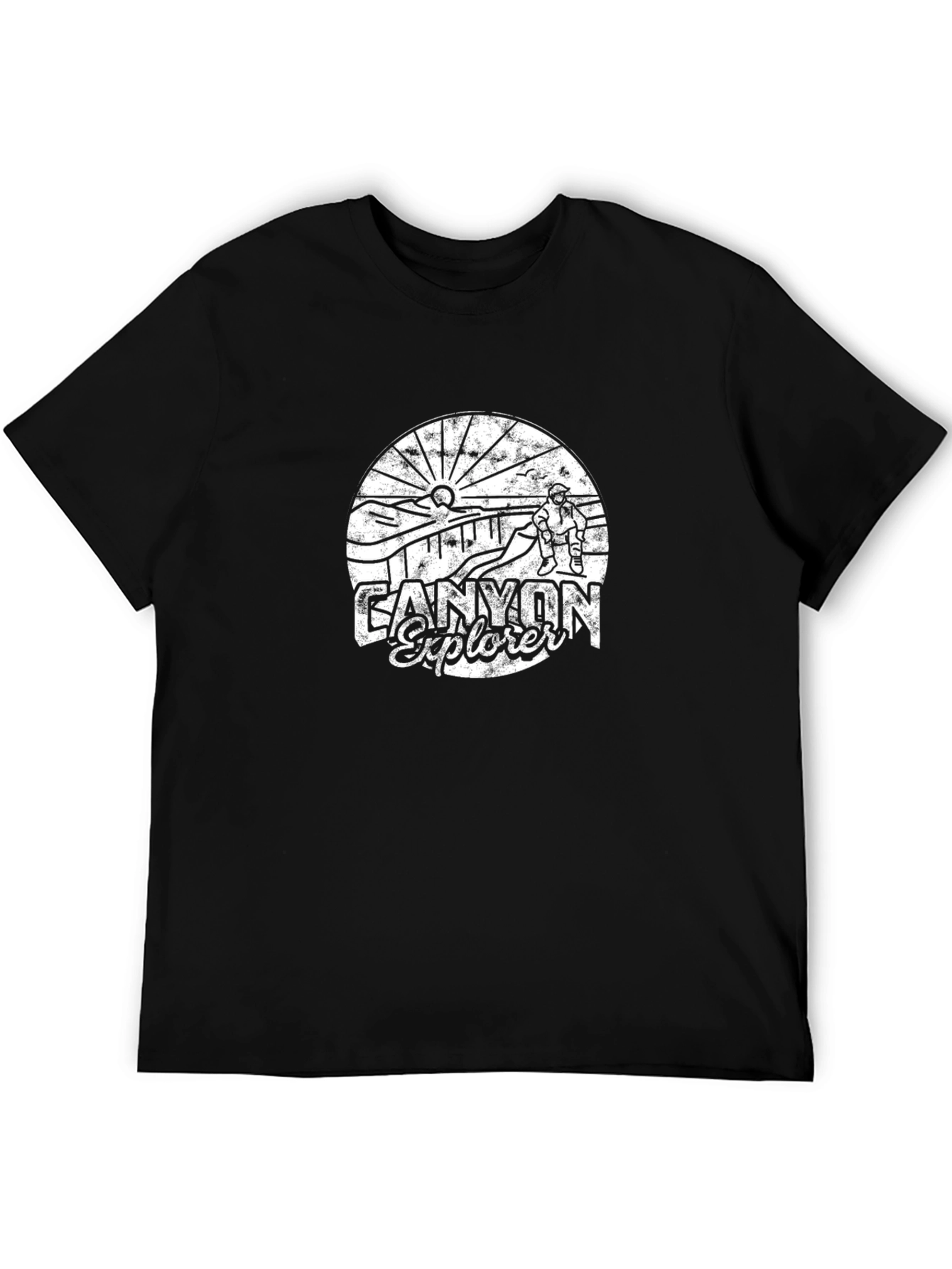 Canyon Explorer Graphic Tee - Black