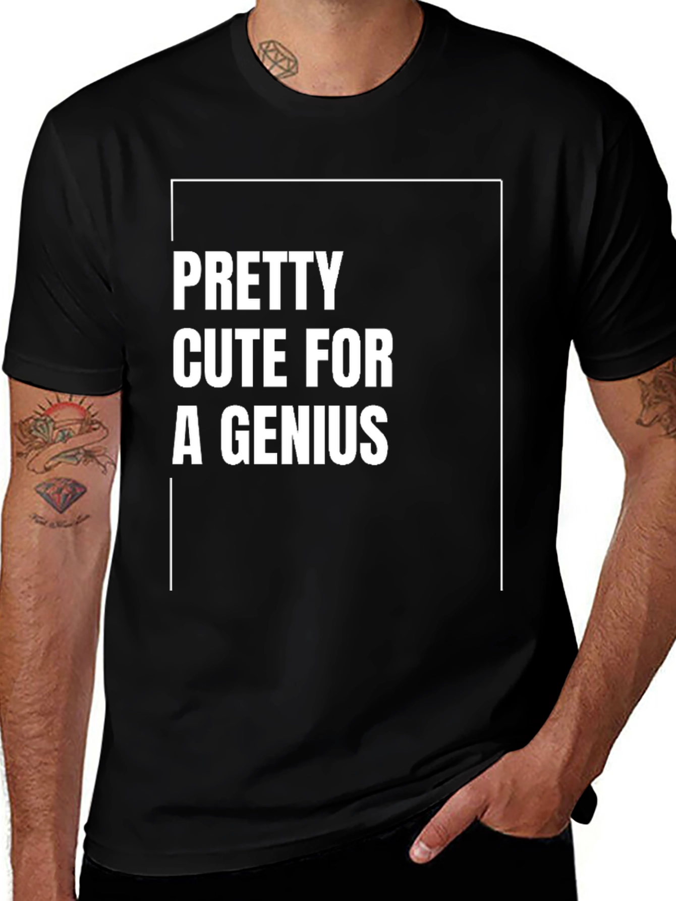 Pretty Cute Genius Graphic T-Shirt
