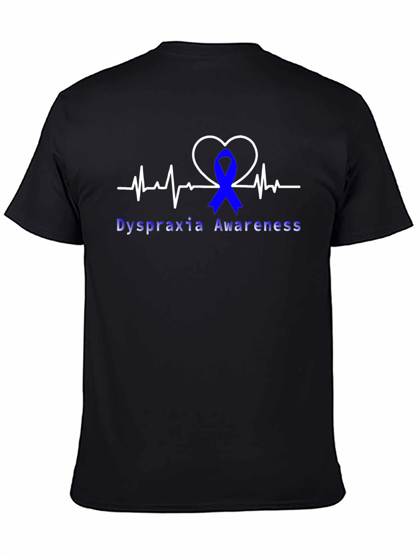 Dyspraxia Awareness Heartbeat T-Shirt