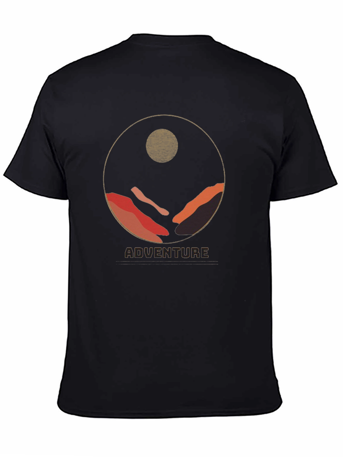 Adventure Graphic Tee - Mountain Circle Design