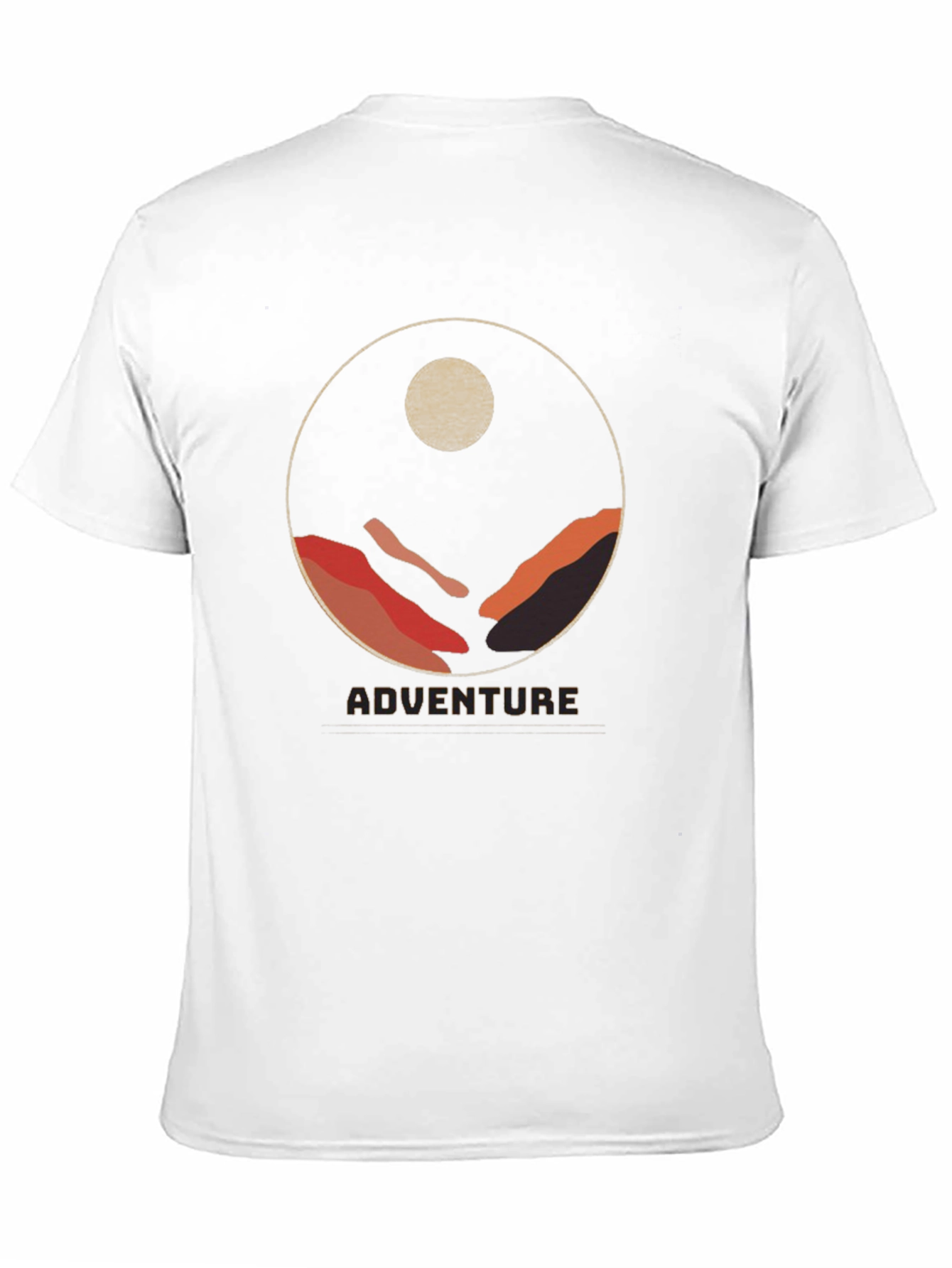 Adventure Graphic Tee - Mountain Circle Design