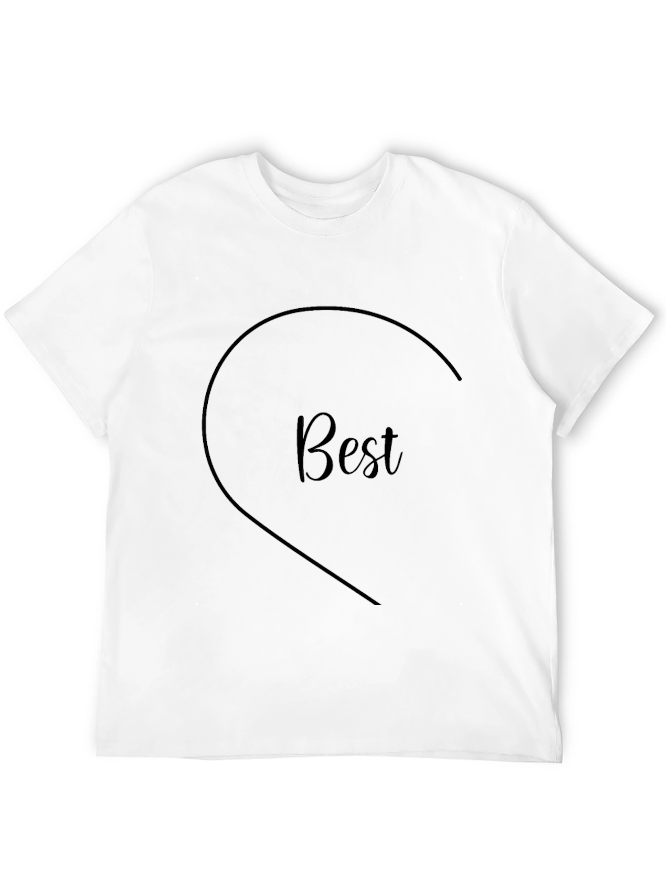 Best Friends Matching Shirt - Half Heart
