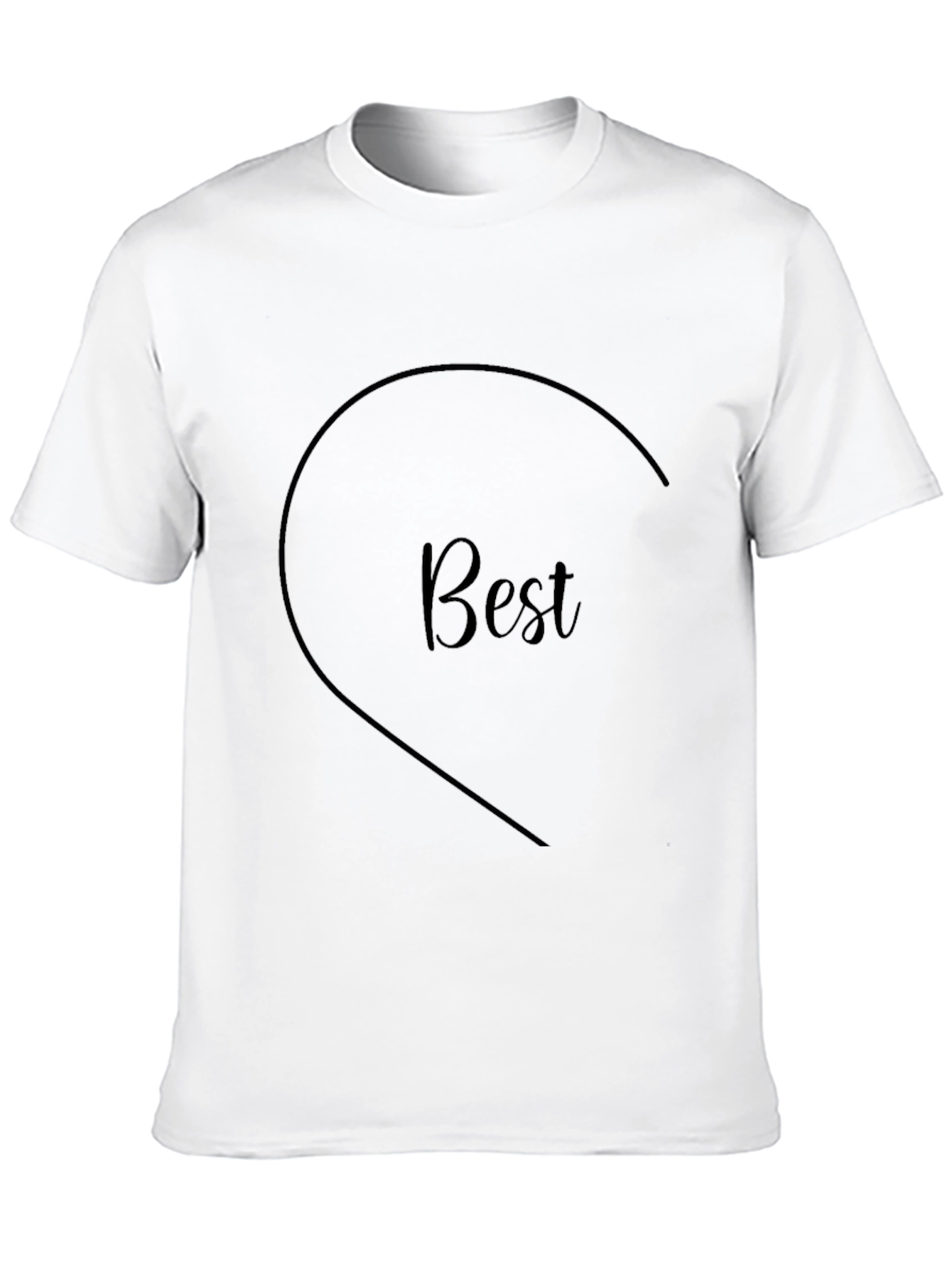 Best Friends Matching Shirt - Half Heart