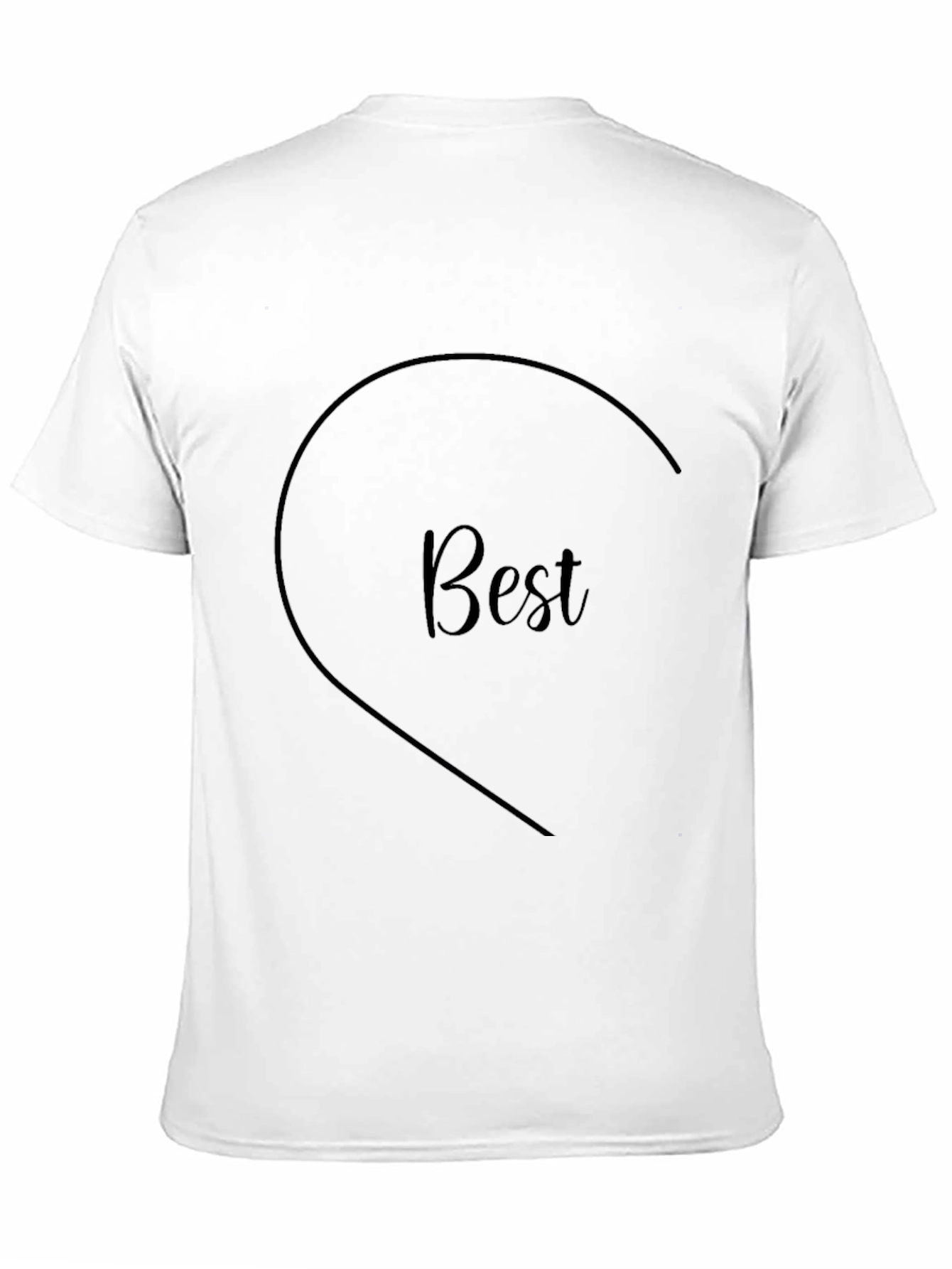 Best Friends Matching Shirt - Half Heart