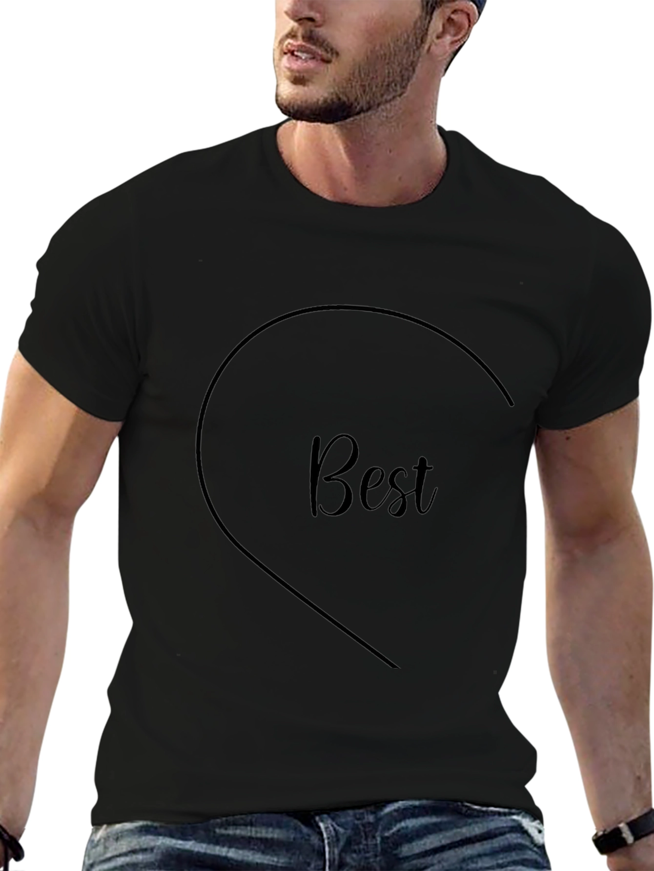 Best Friends Matching Shirt - Half Heart