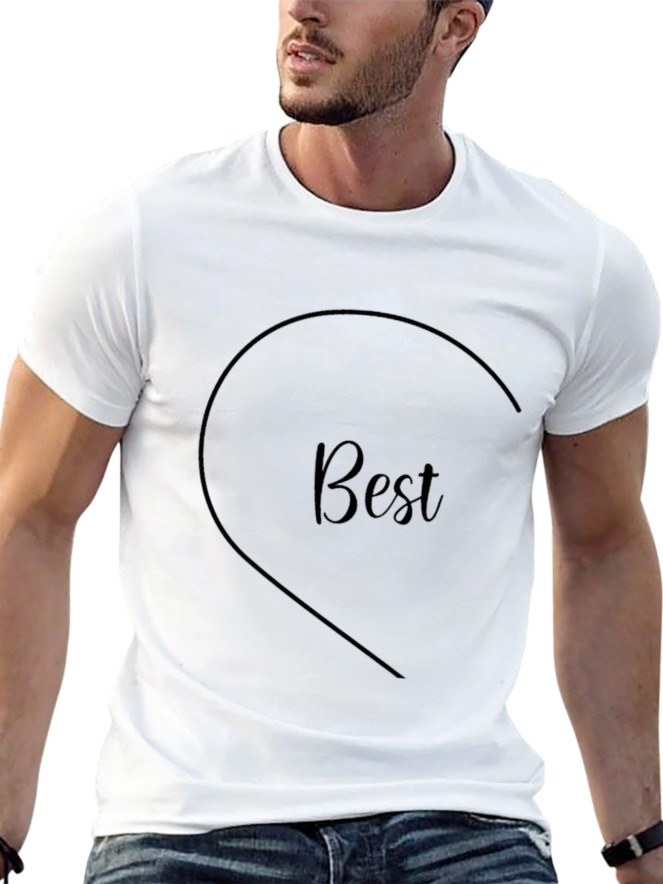 Best Friends Matching Shirt - Half Heart
