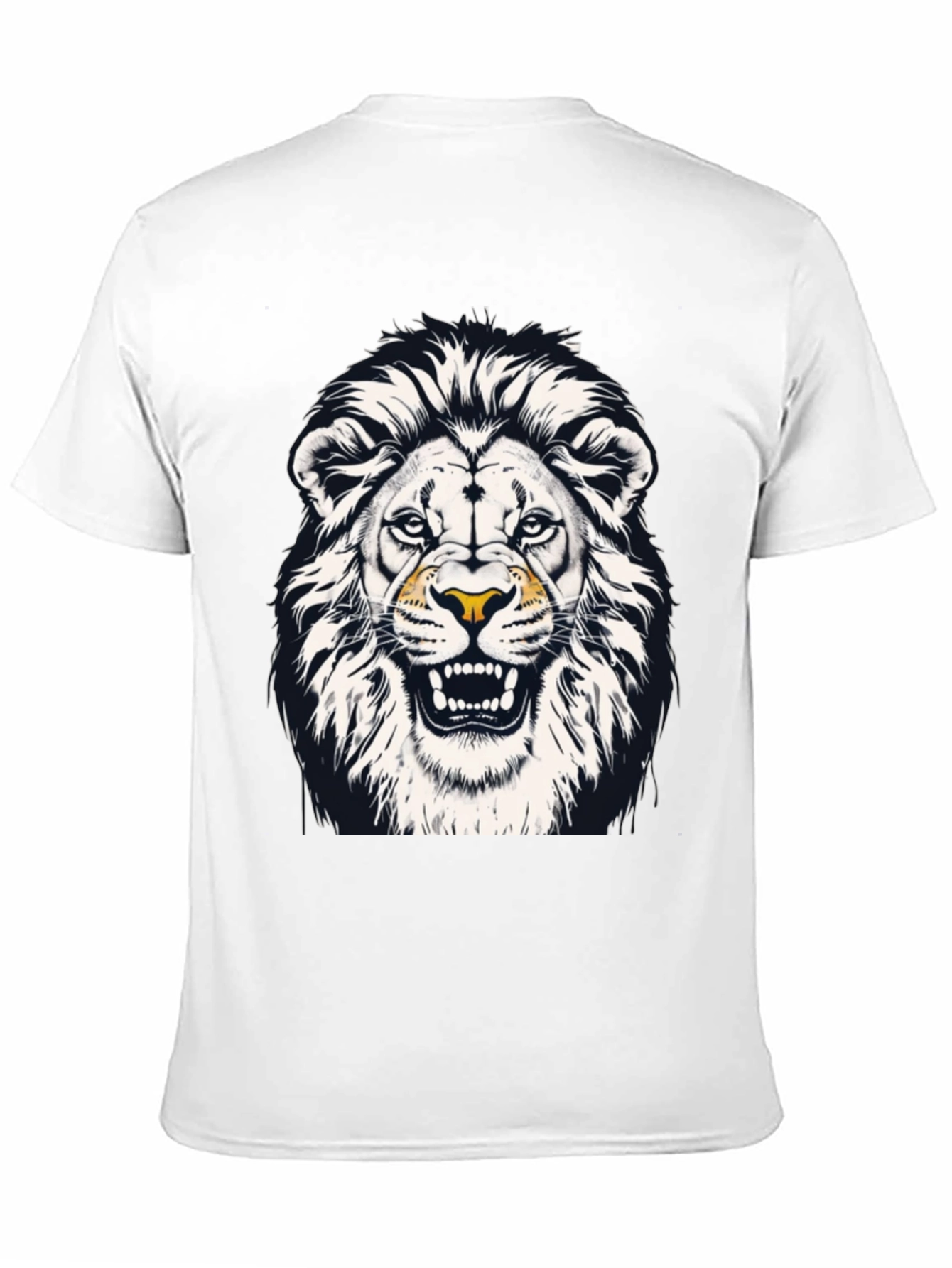 Lion Graphic Black T-Shirt - Mens Fashion Tee
