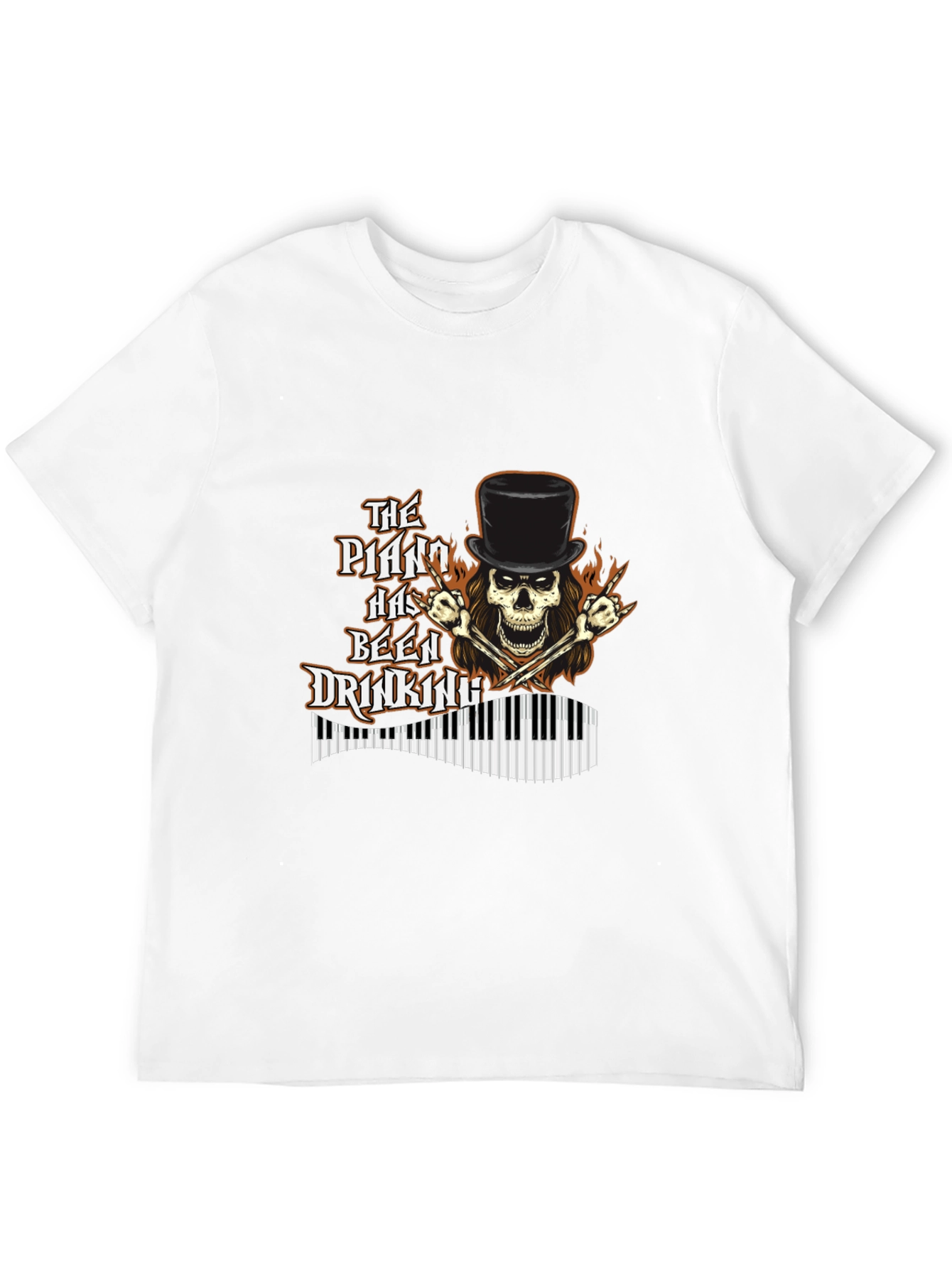 The Piano Has Been Drinking Graphic T-Shirt