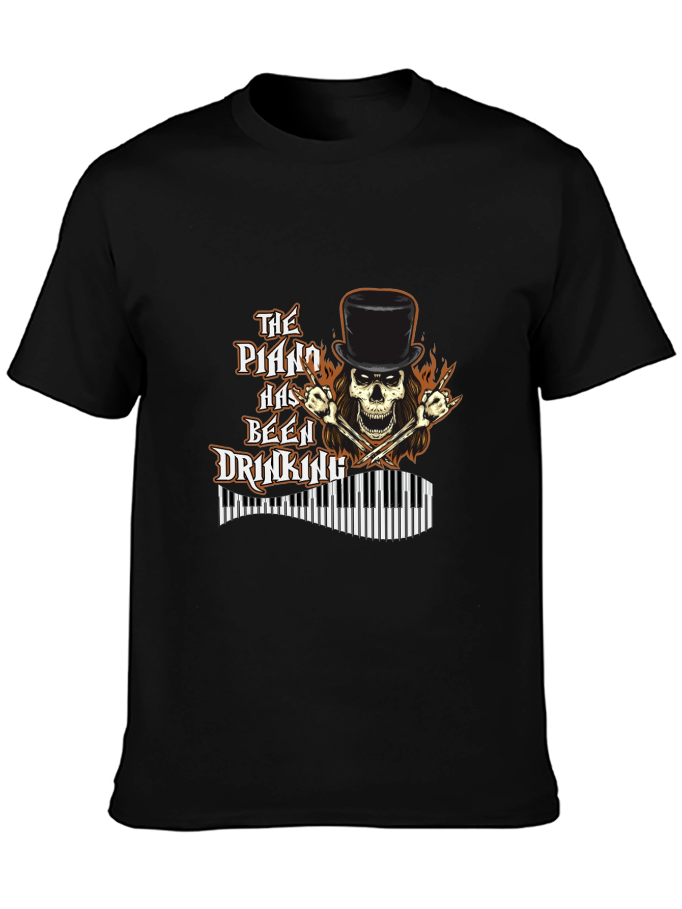 The Piano Has Been Drinking Graphic T-Shirt