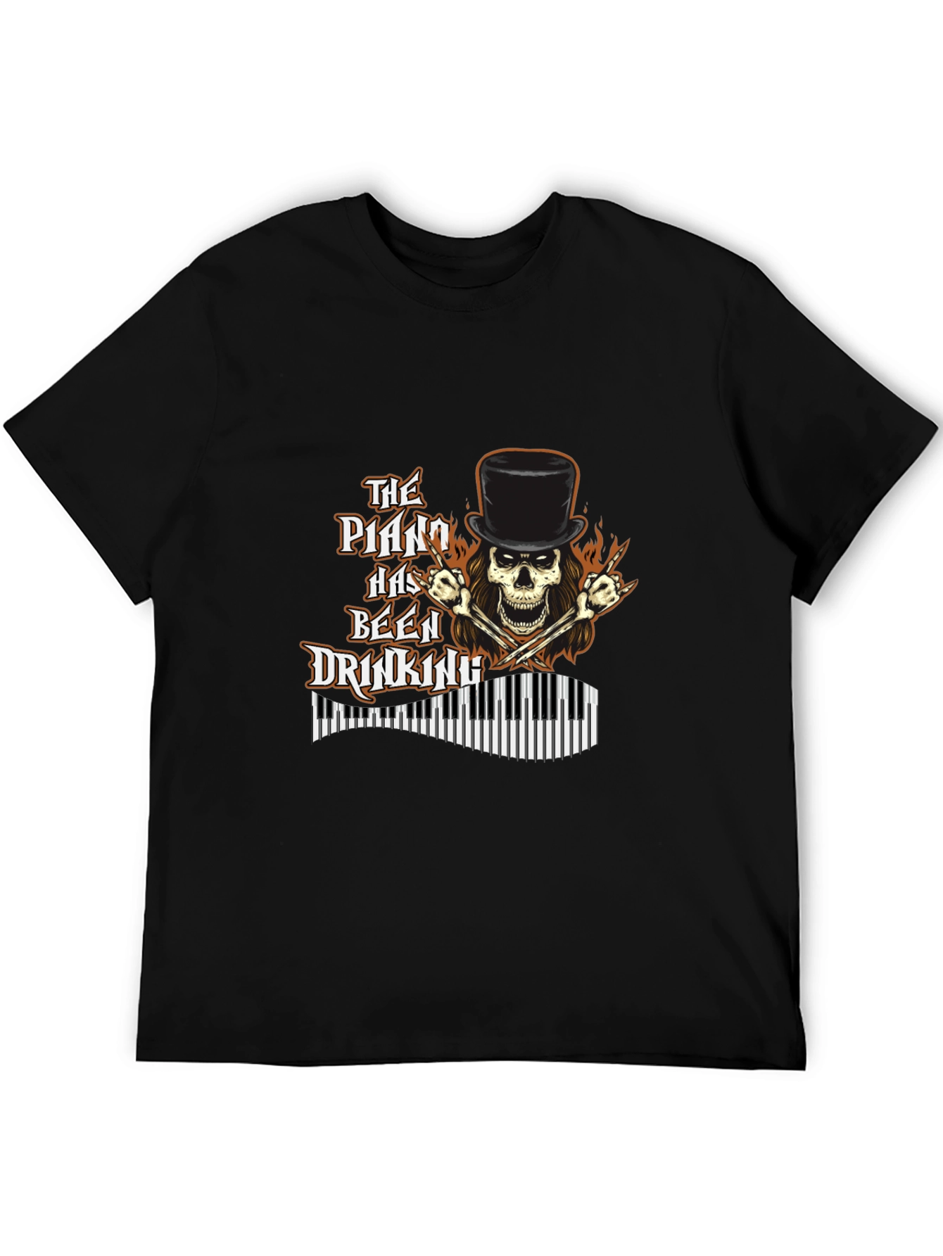 The Piano Has Been Drinking Graphic T-Shirt