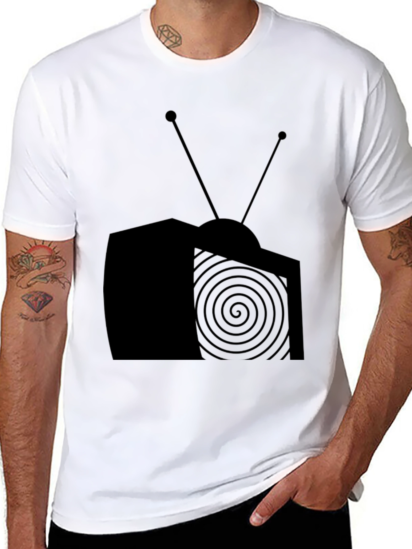 Retro TV Graphic Tee - Classic Television Shirt