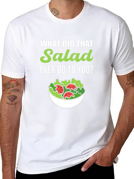 Funny Salad Graphic Tee - Vegan/Vegetarian Humor