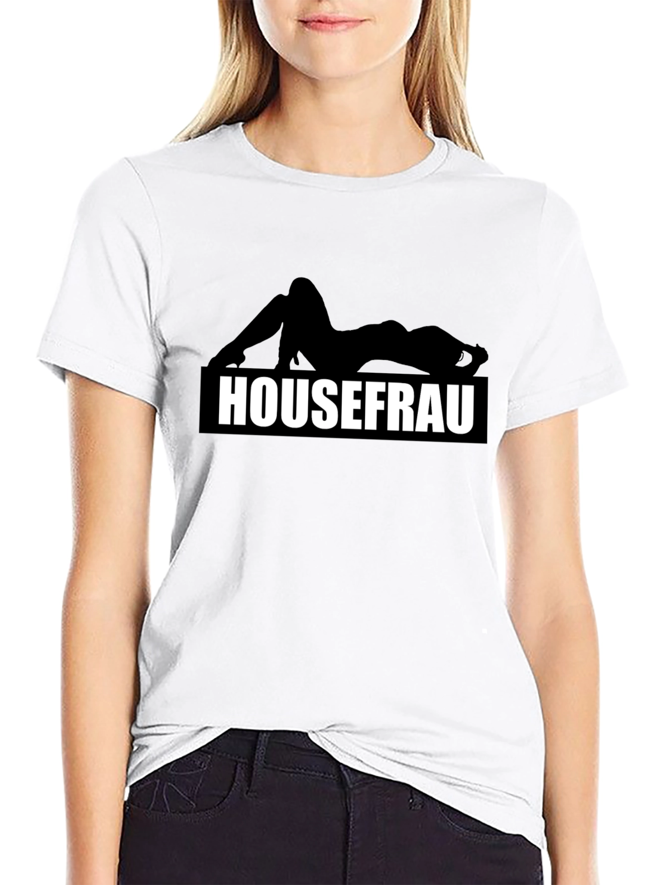 Housefrau Graphic T-Shirt - Black Tee