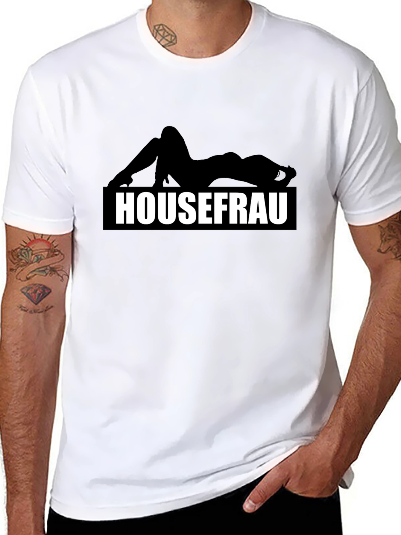 Housefrau Graphic T-Shirt - Black Tee