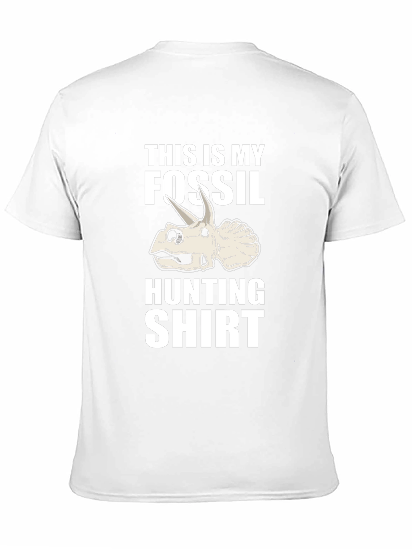 Fossil Hunting Shirt - Triceratops Dinosaur Tee