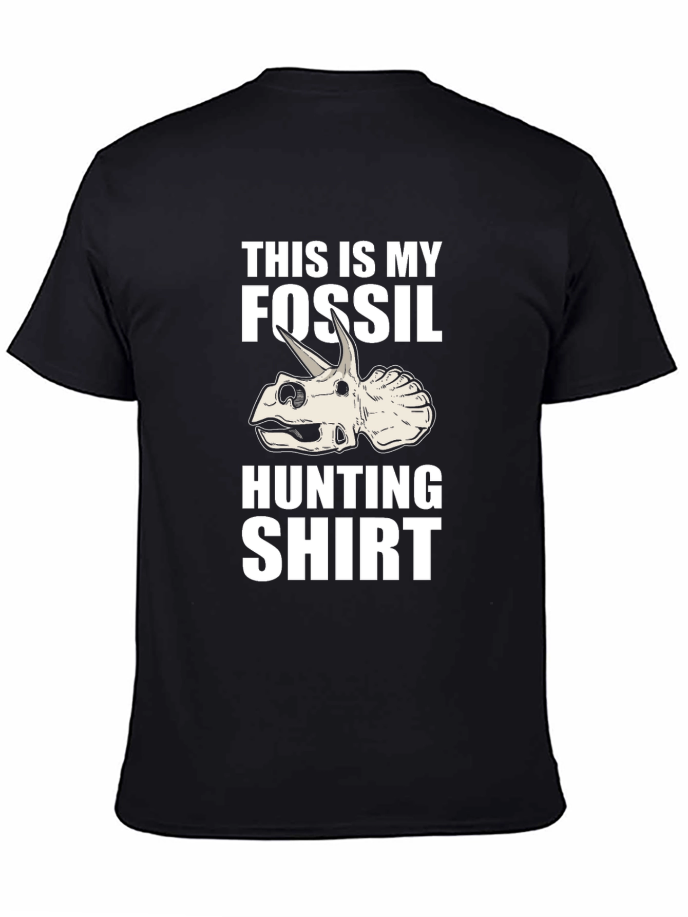 Fossil Hunting Shirt - Triceratops Dinosaur Tee