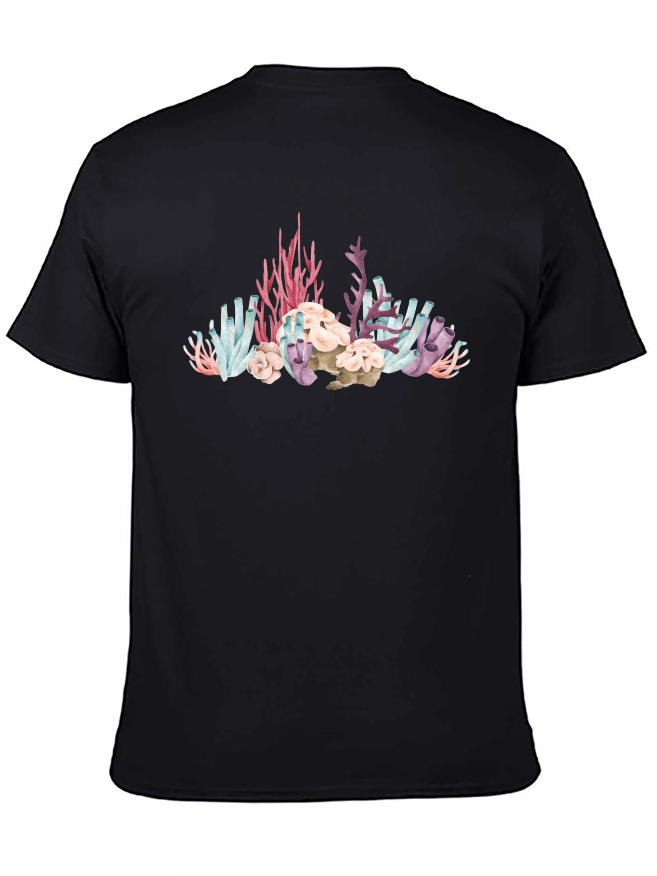 Coral Reef Graphic Black T-Shirt