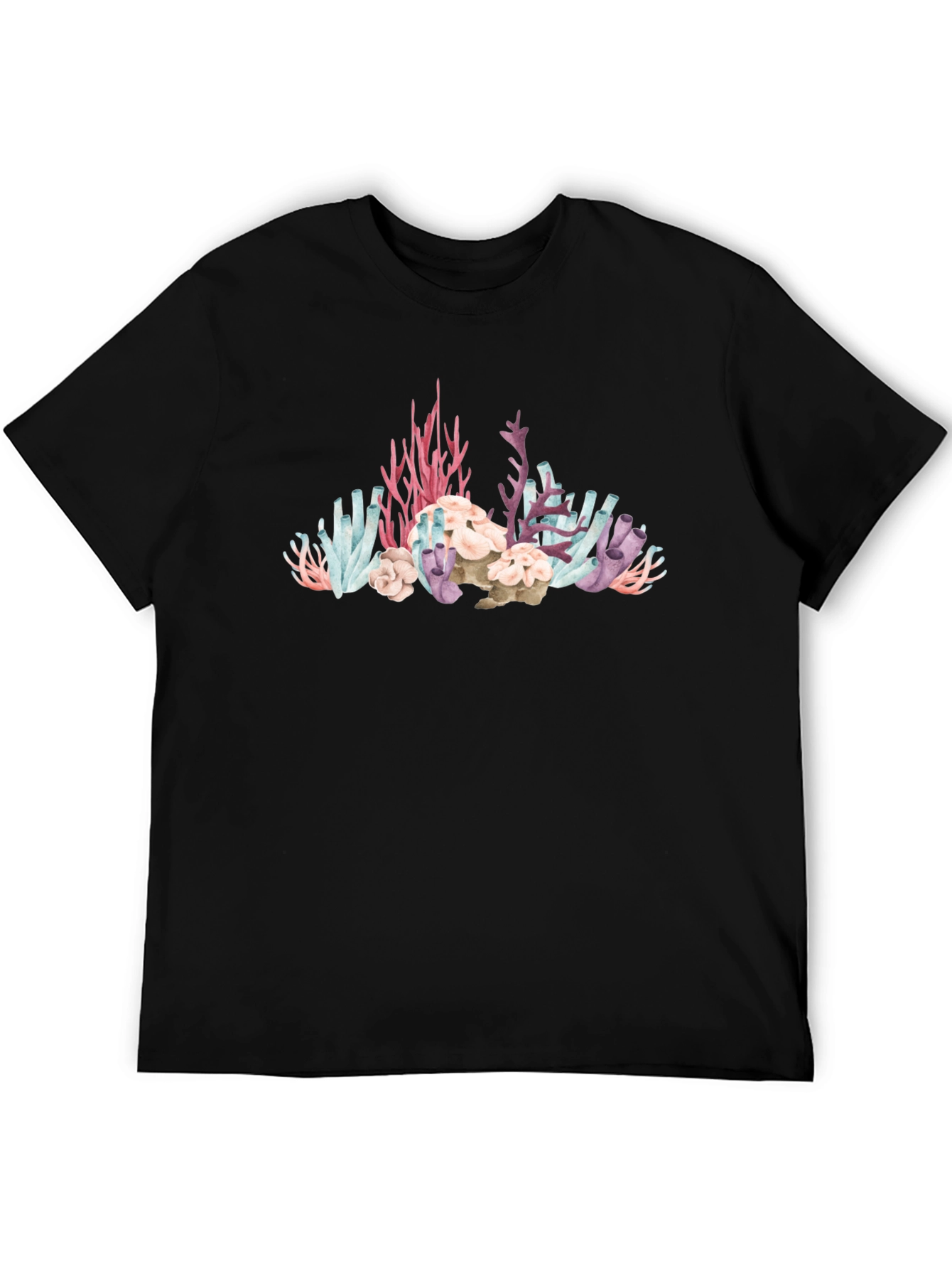 Coral Reef Graphic Black T-Shirt