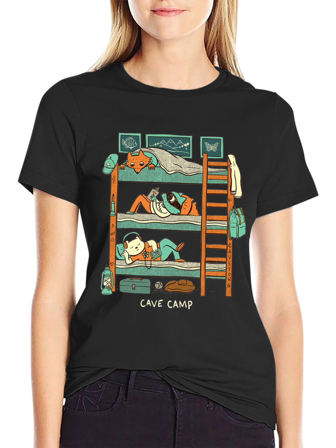 Cave Camp Graphic T-Shirt