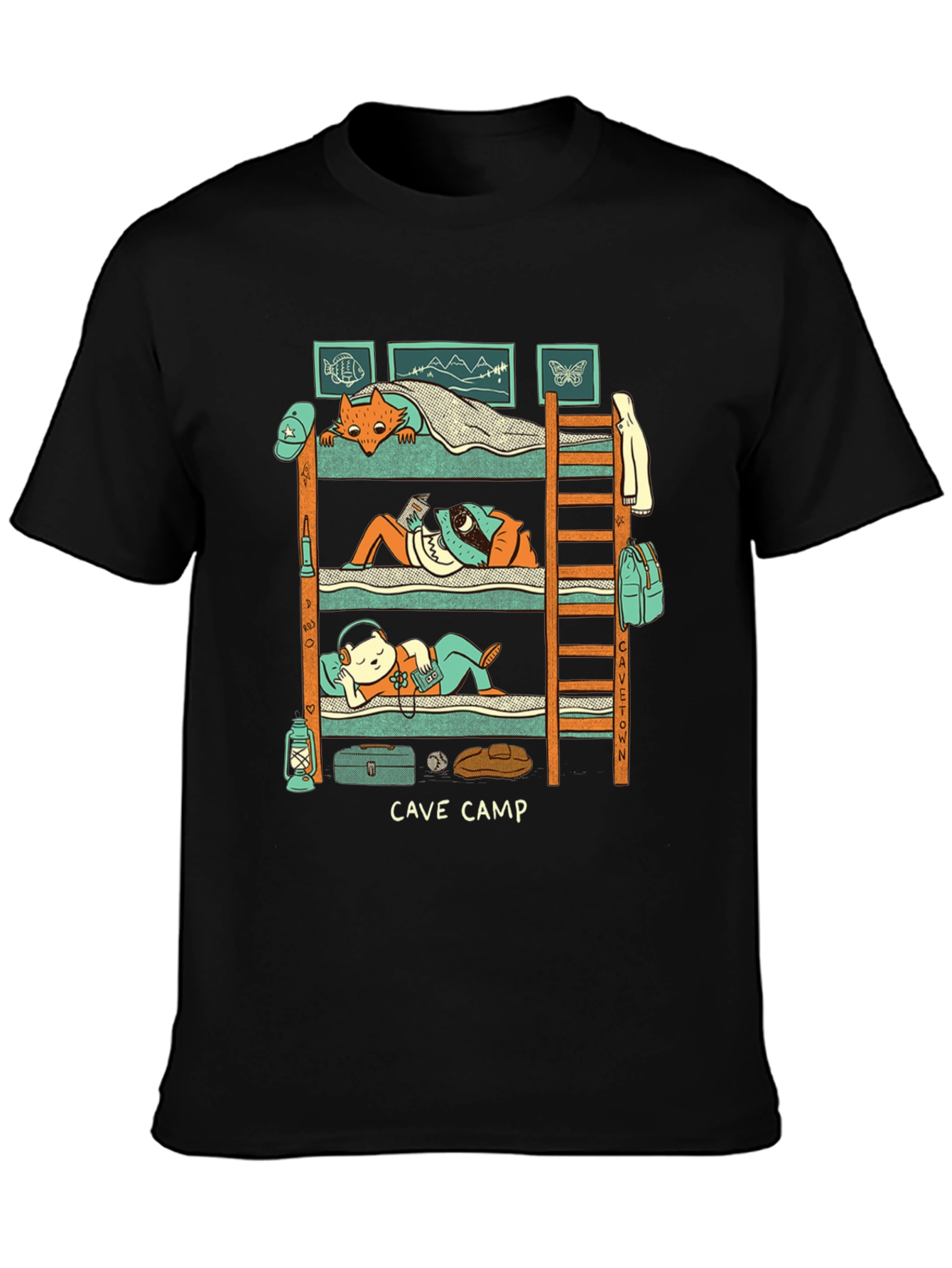 Cave Camp Graphic T-Shirt