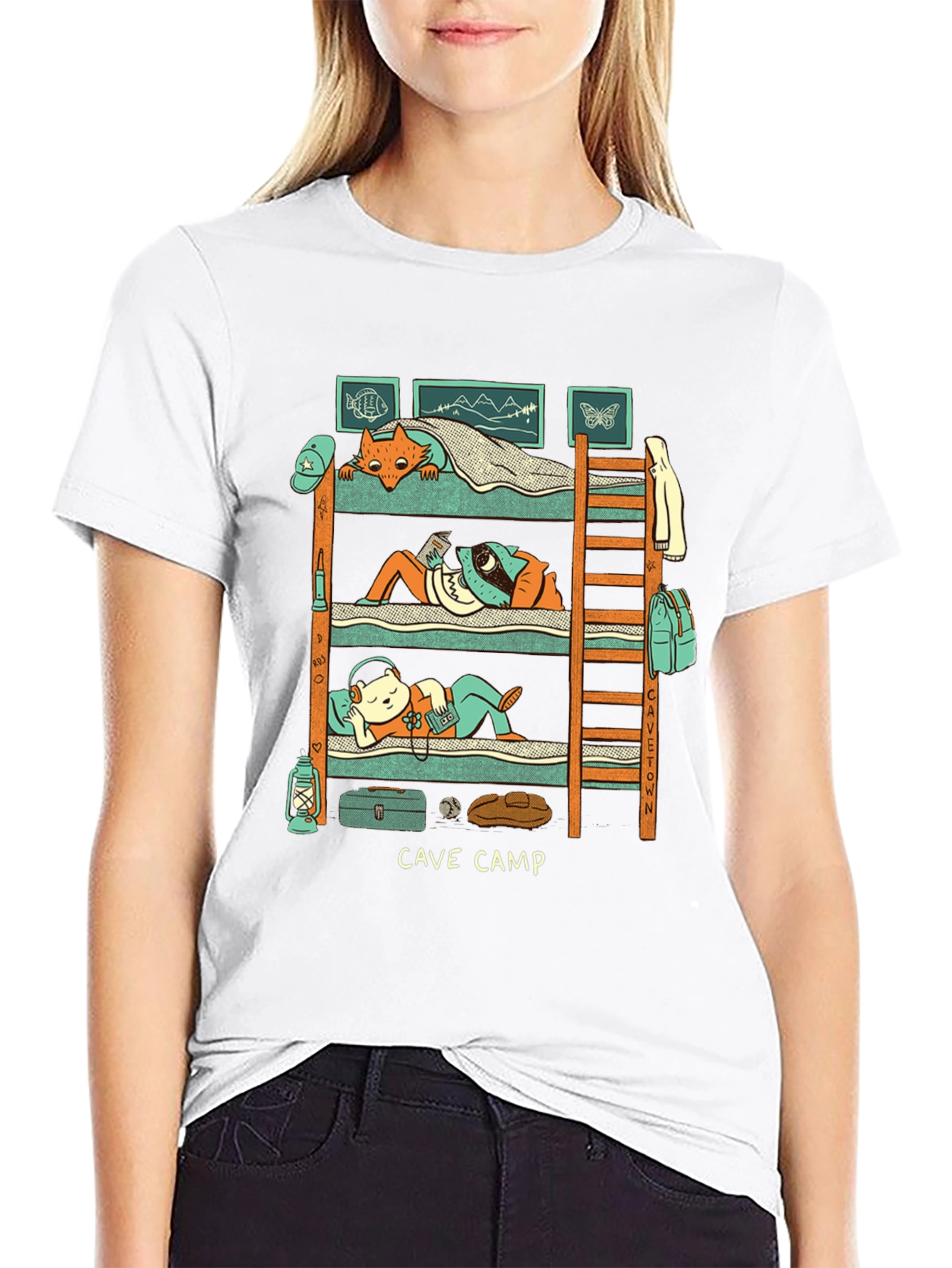 Cave Camp Graphic T-Shirt
