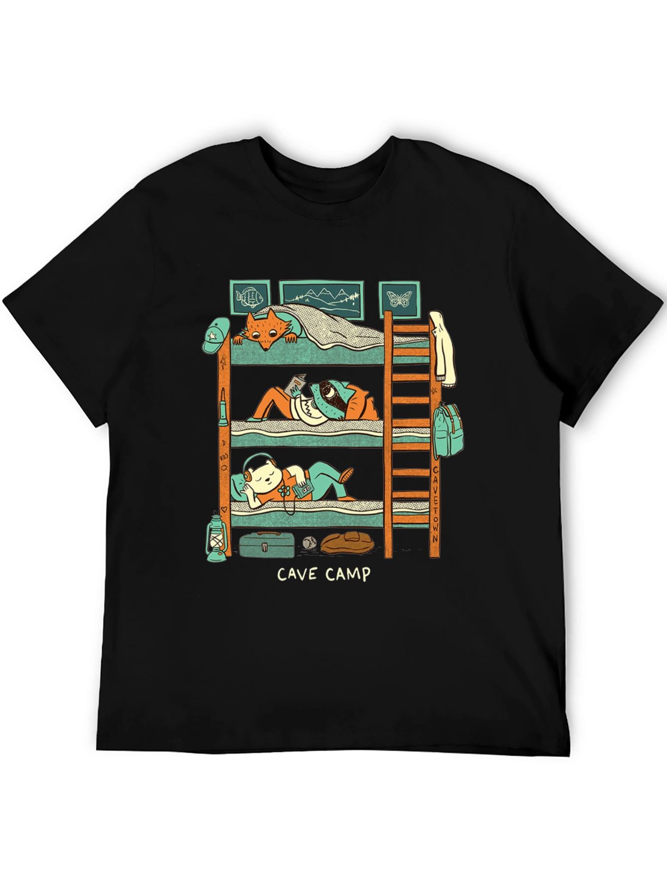 Cave Camp Graphic T-Shirt