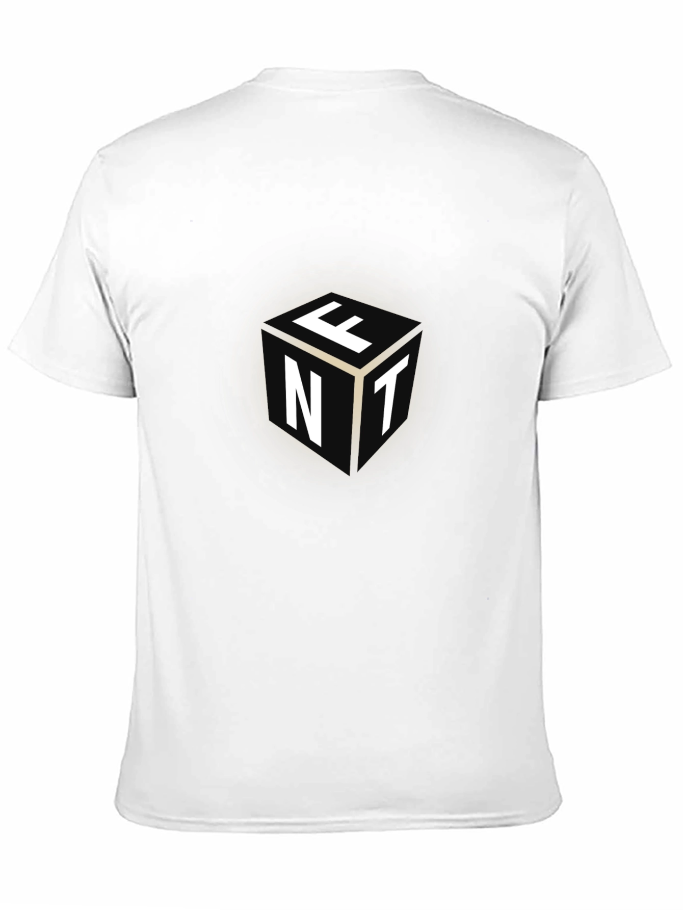 Cube Letter Graphic Black Tee