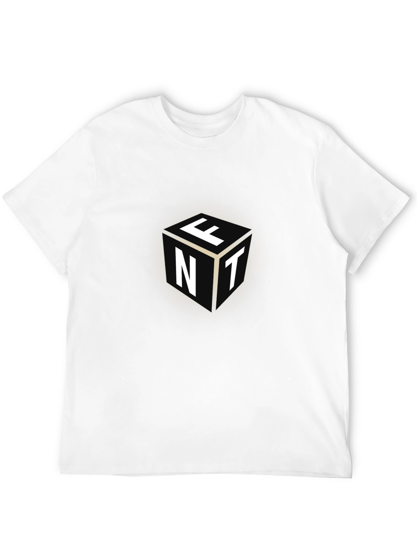 Cube Letter Graphic Black Tee