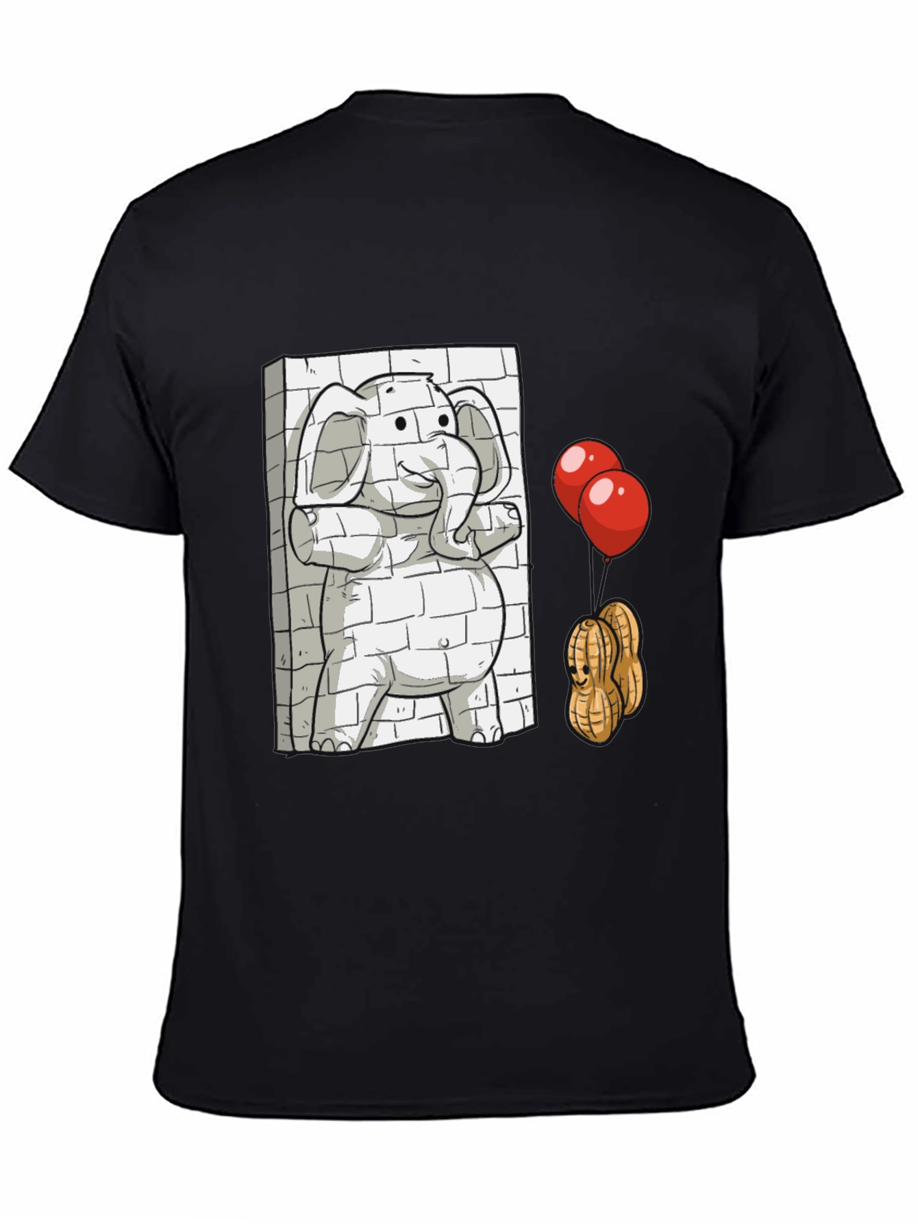 Elephant & Peanuts Graphic T-Shirt