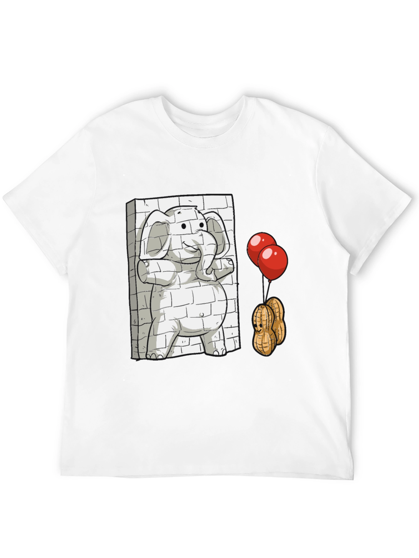Elephant & Peanuts Graphic T-Shirt
