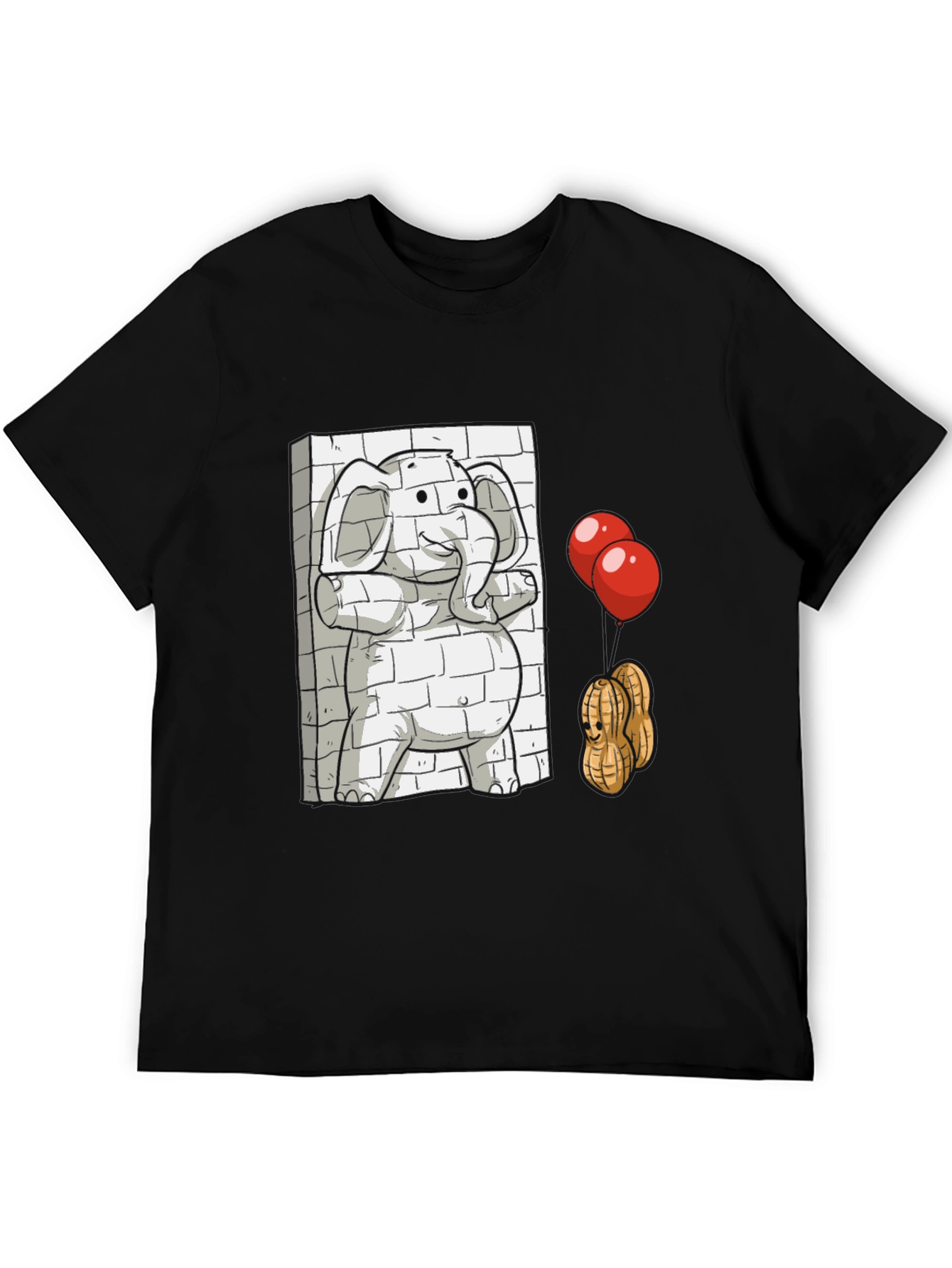 Elephant & Peanuts Graphic T-Shirt