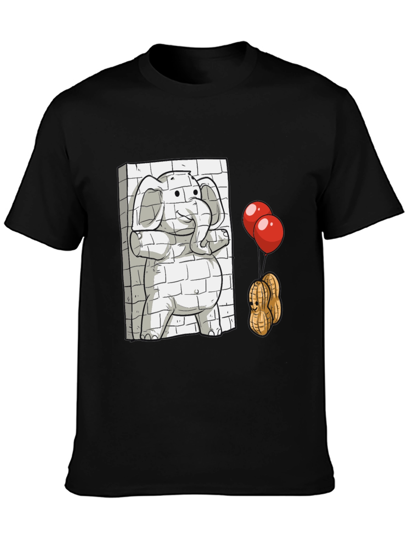 Elephant & Peanuts Graphic T-Shirt
