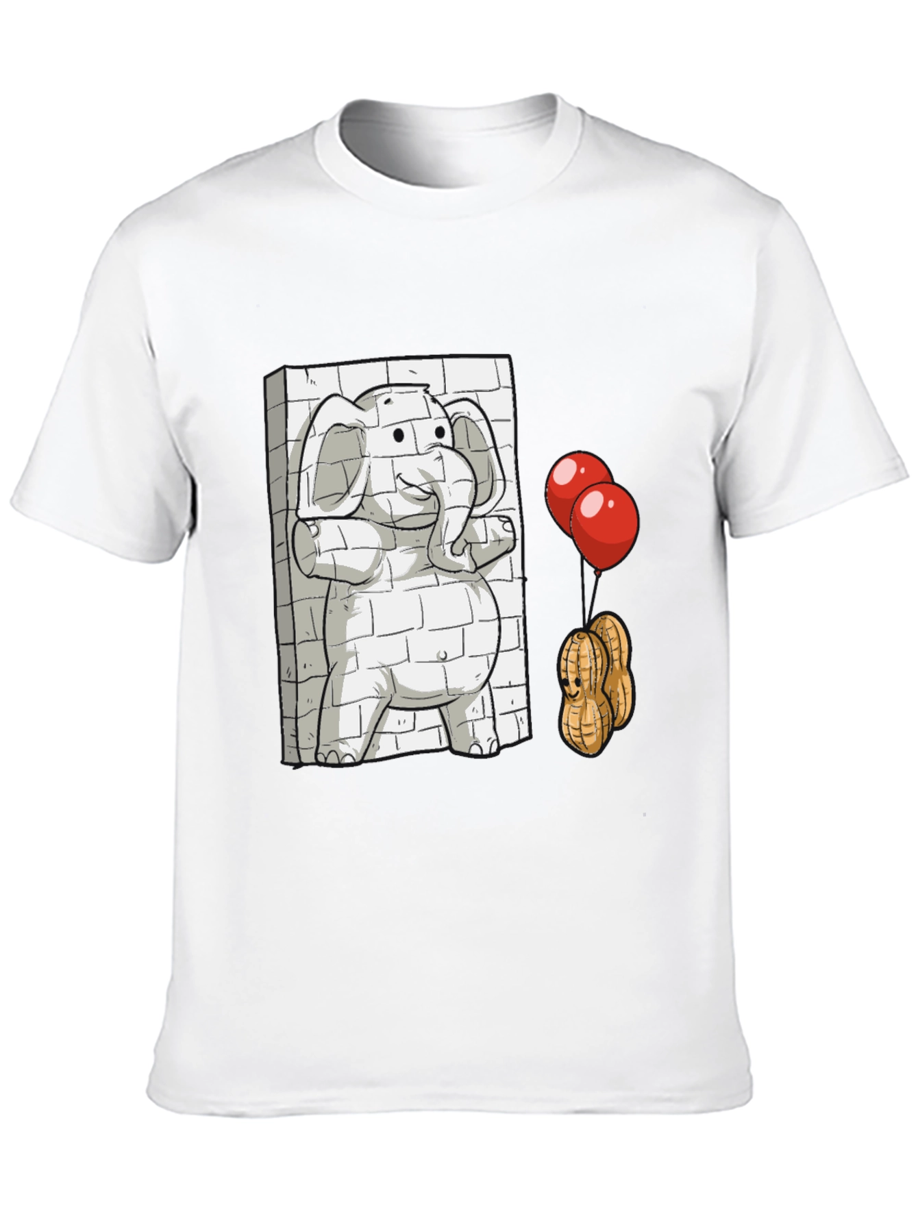 Elephant & Peanuts Graphic T-Shirt