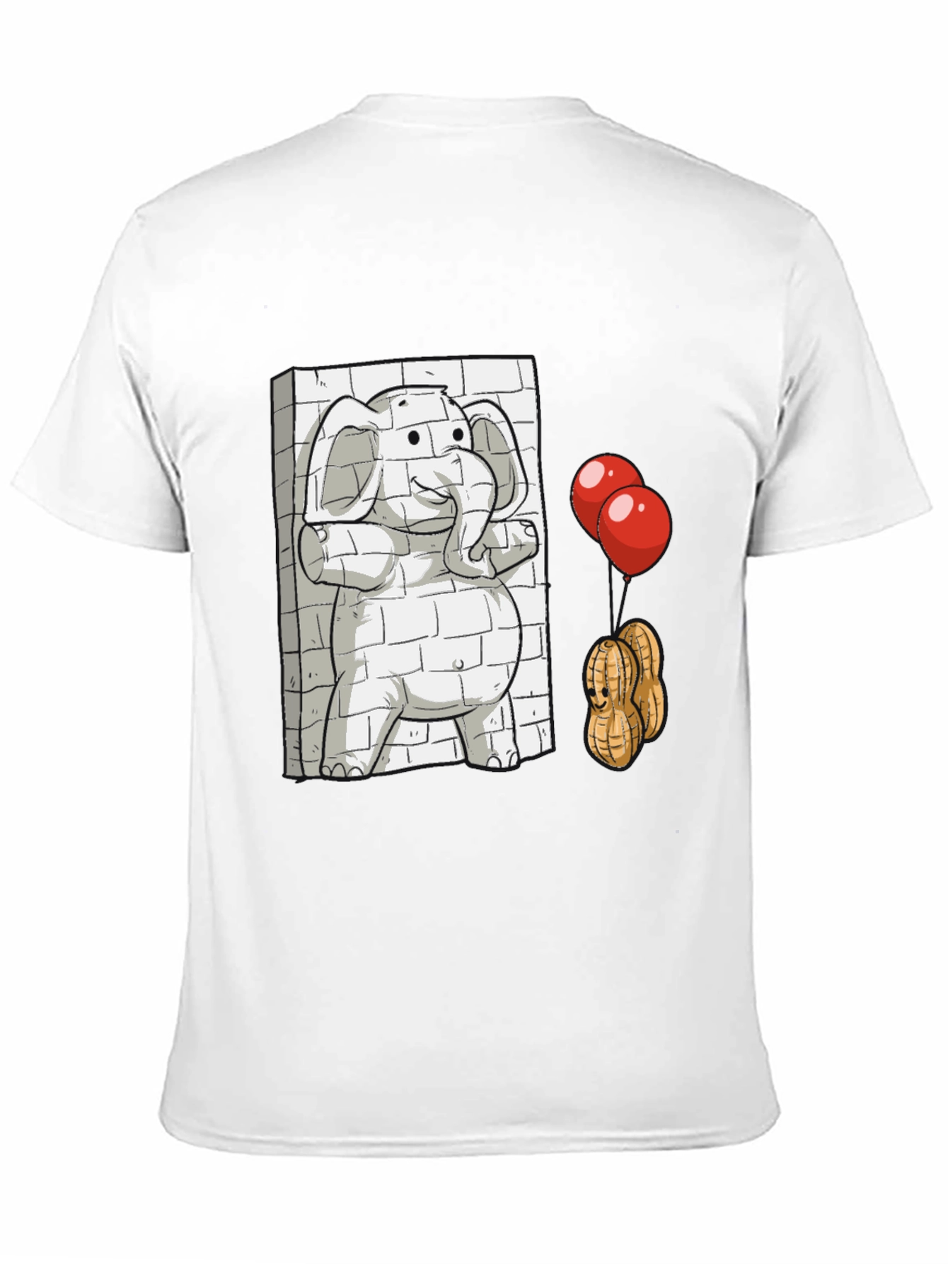 Elephant & Peanuts Graphic T-Shirt