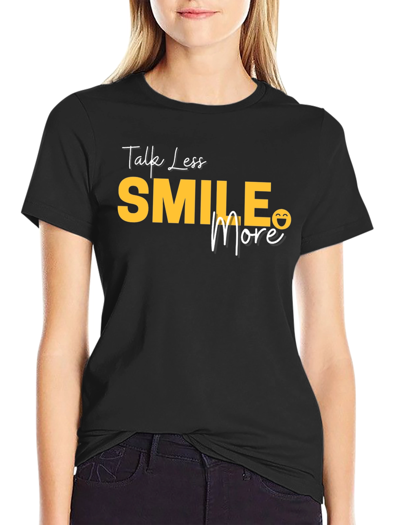 Talk Less Smile More Graphic T-Shirt