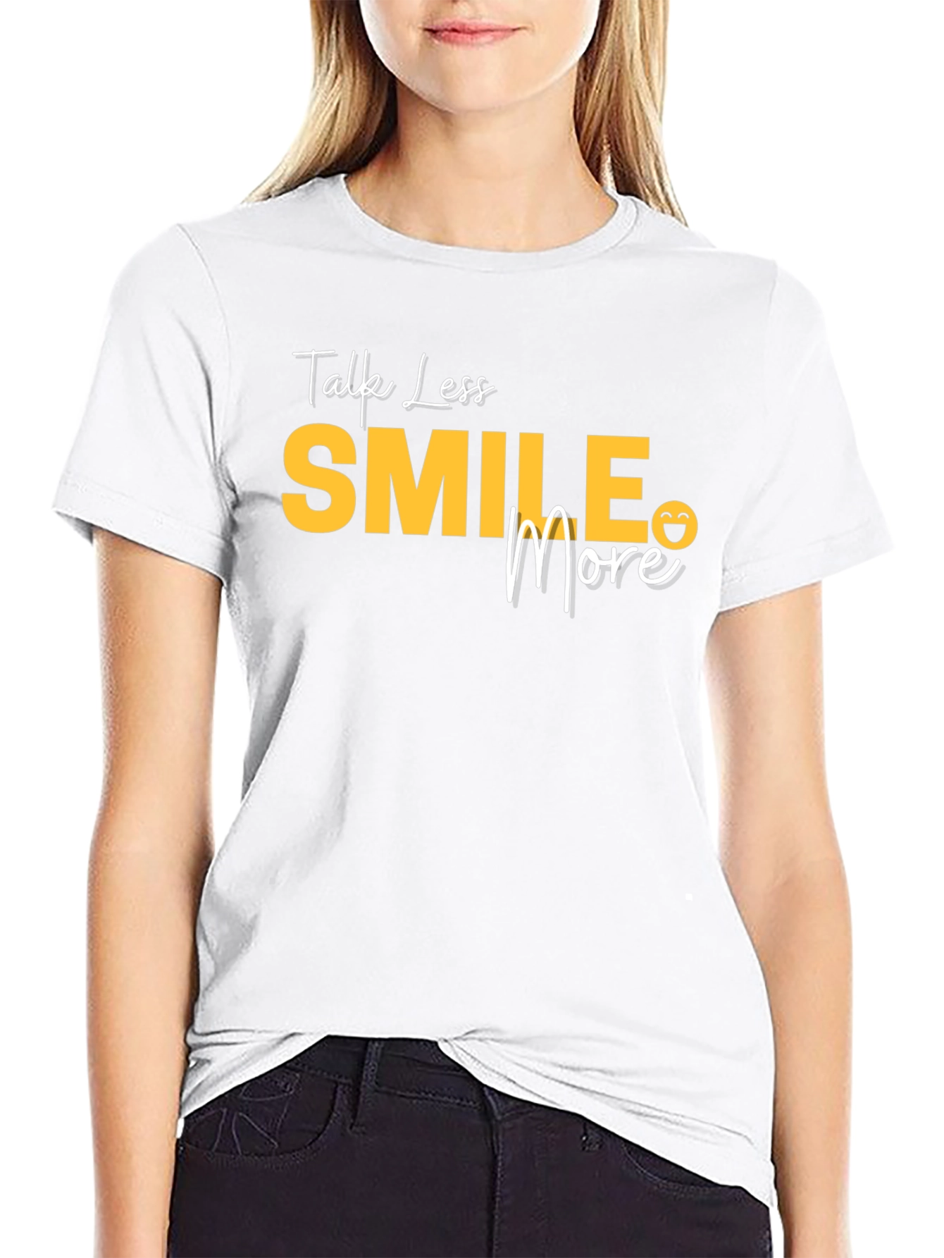 Talk Less Smile More Graphic T-Shirt