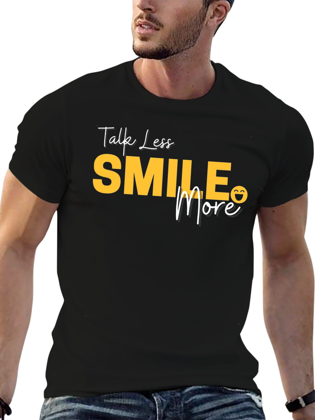 Talk Less Smile More Graphic T-Shirt