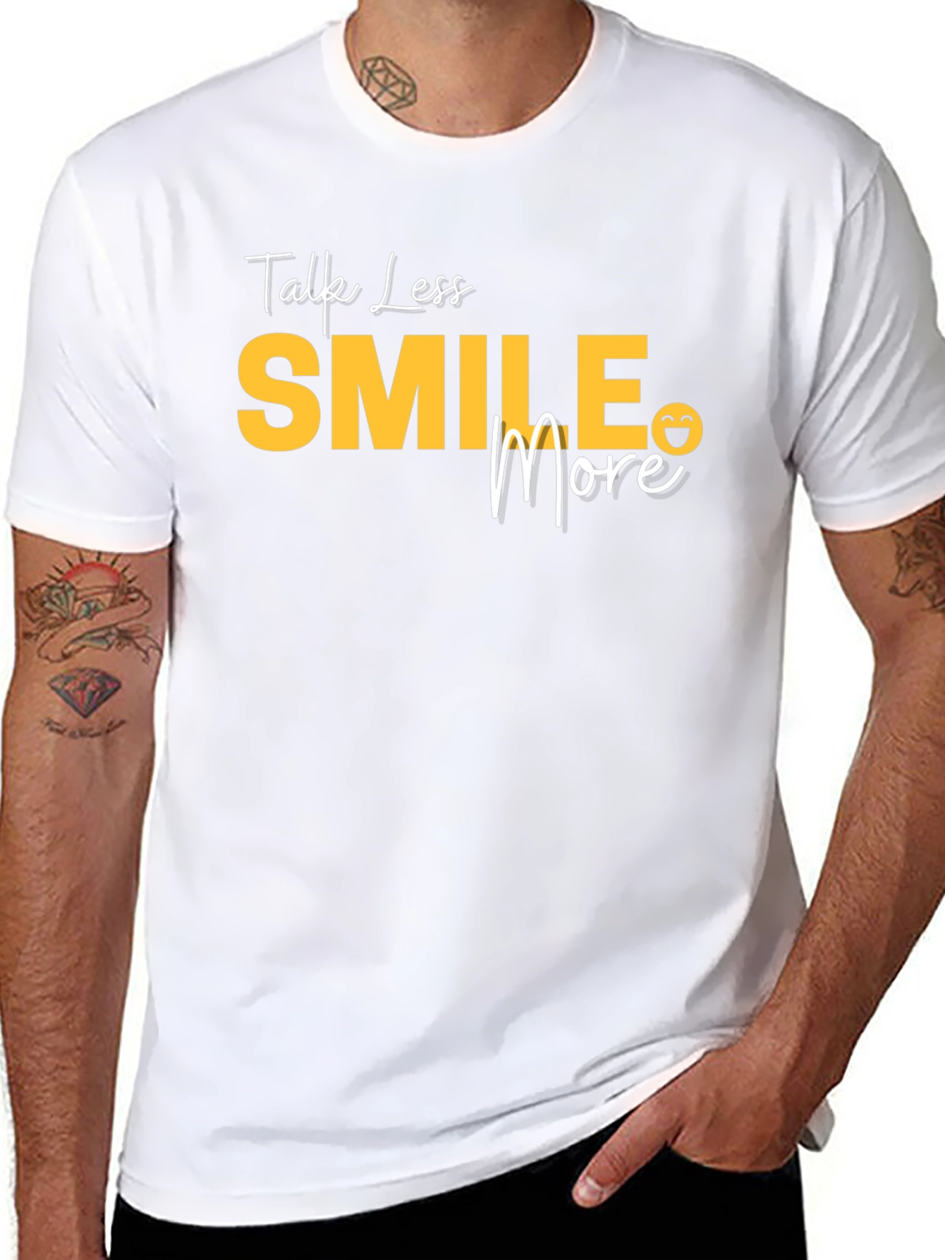 Talk Less Smile More Graphic T-Shirt