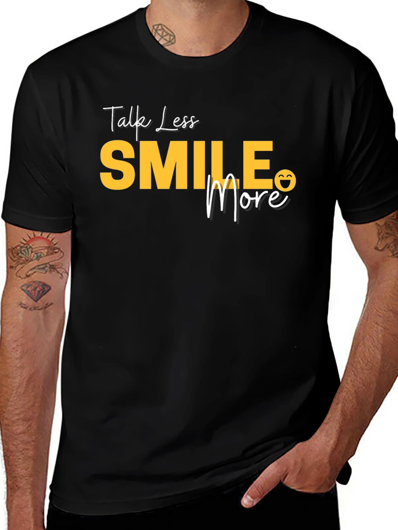 Talk Less Smile More Graphic T-Shirt