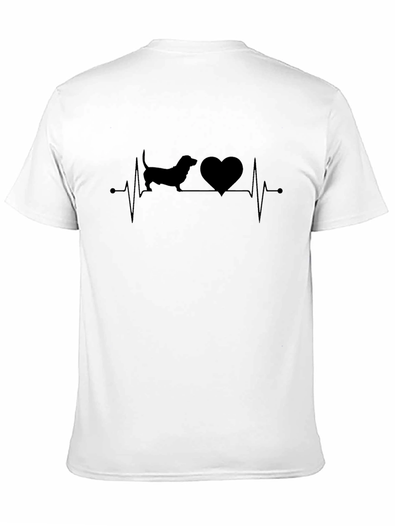 Dachshund Heartbeat T-Shirt - Love My Dog