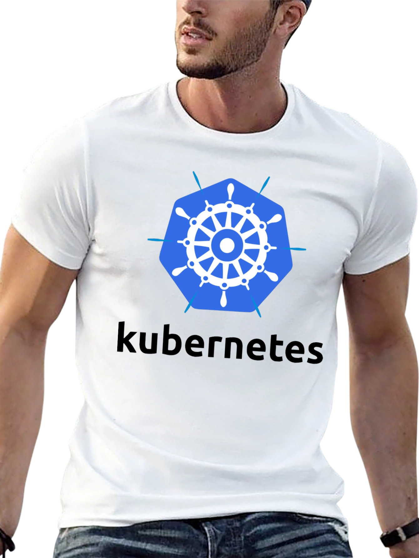 Kubernetes T-Shirt - Black Cotton Blend Tee